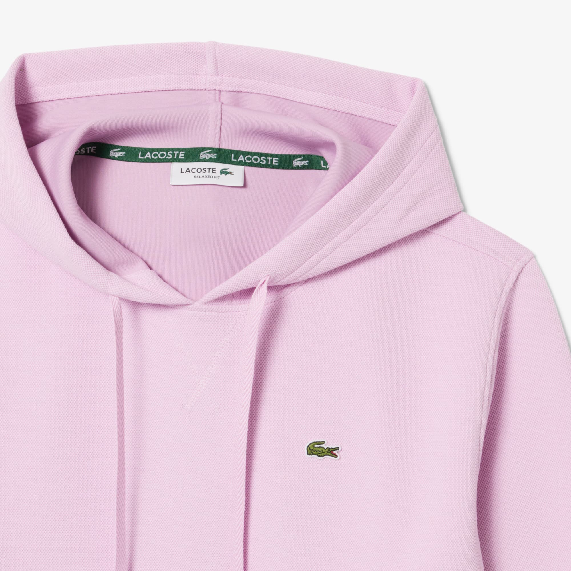 Women's Piqué Hoodie - Pink