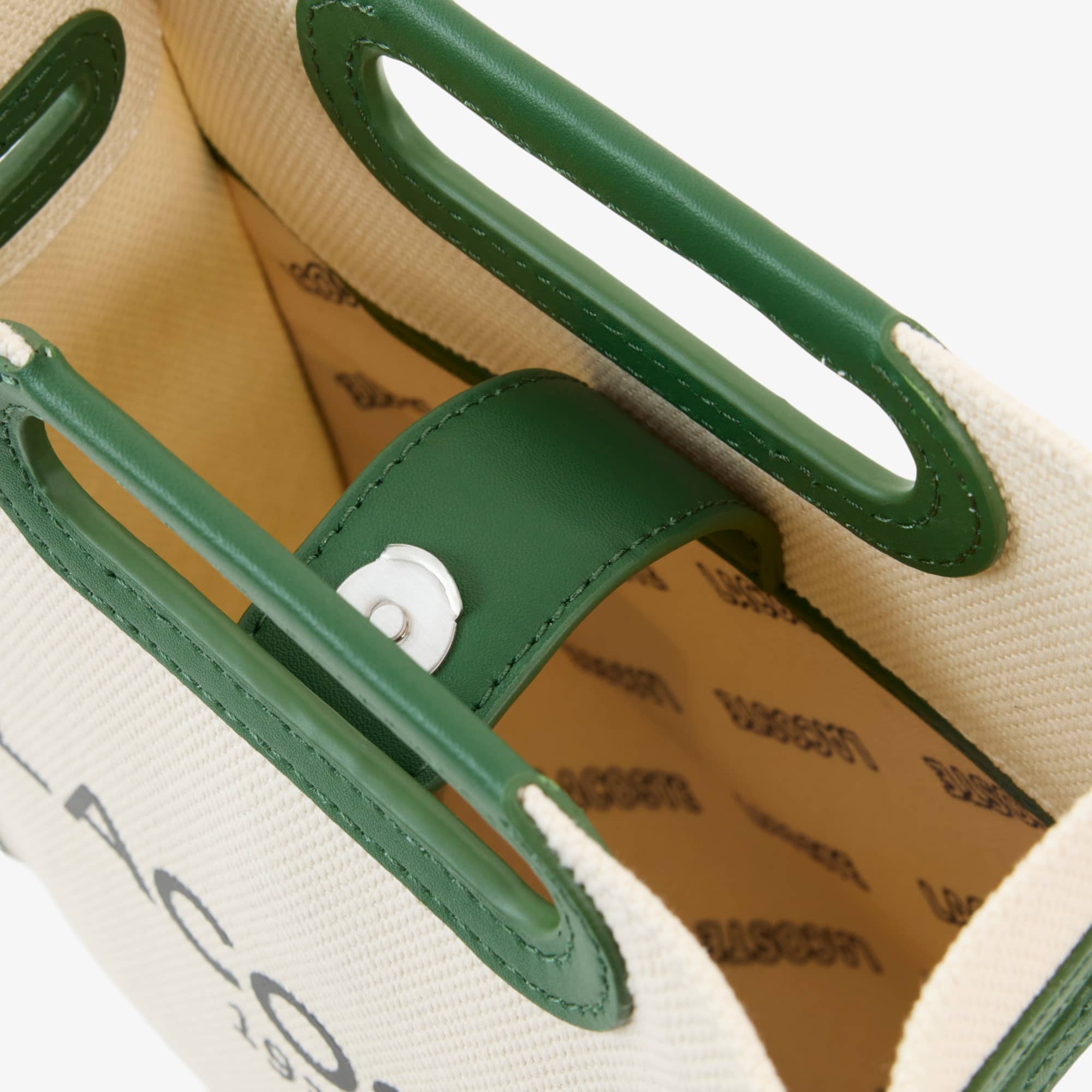 Small Heritage Canvas Tote - NATUREL VERT 132