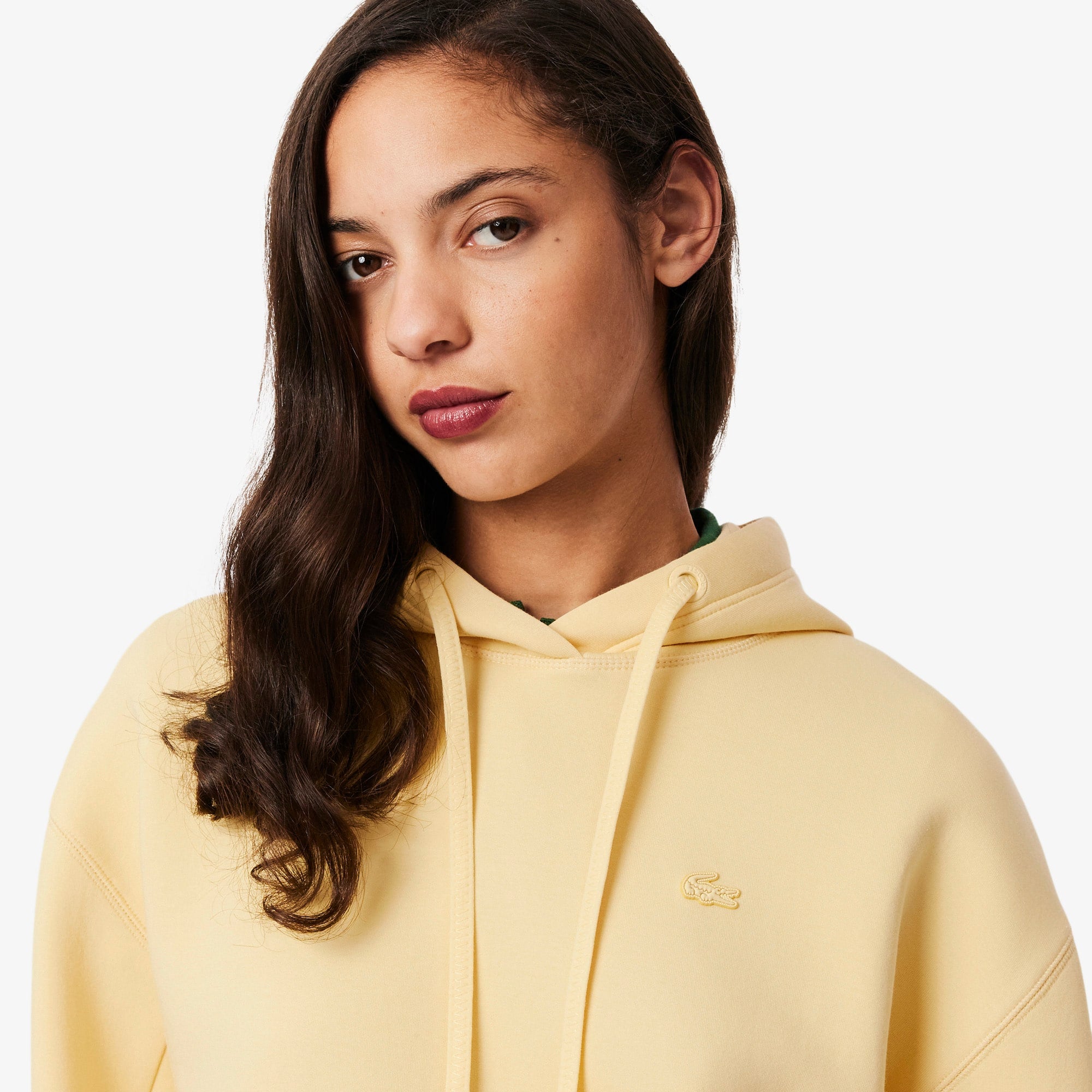 Women's Cotton Hoodie - Yellow