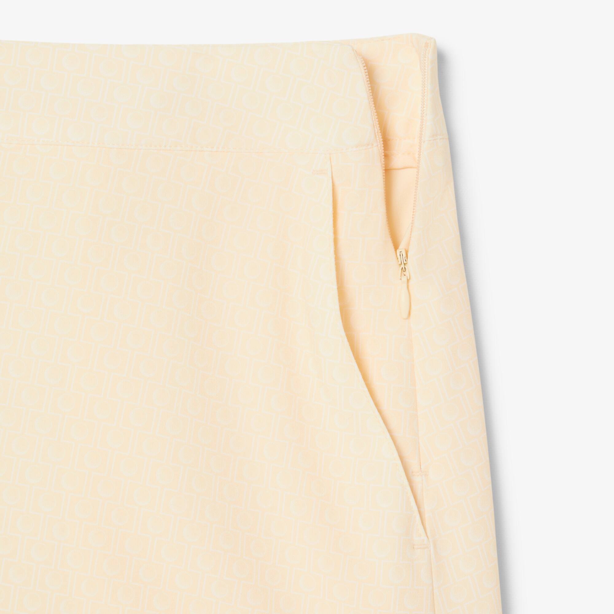 Women's Ultra Dry Lined Golf Skirt - Beige / Blanc / Beige