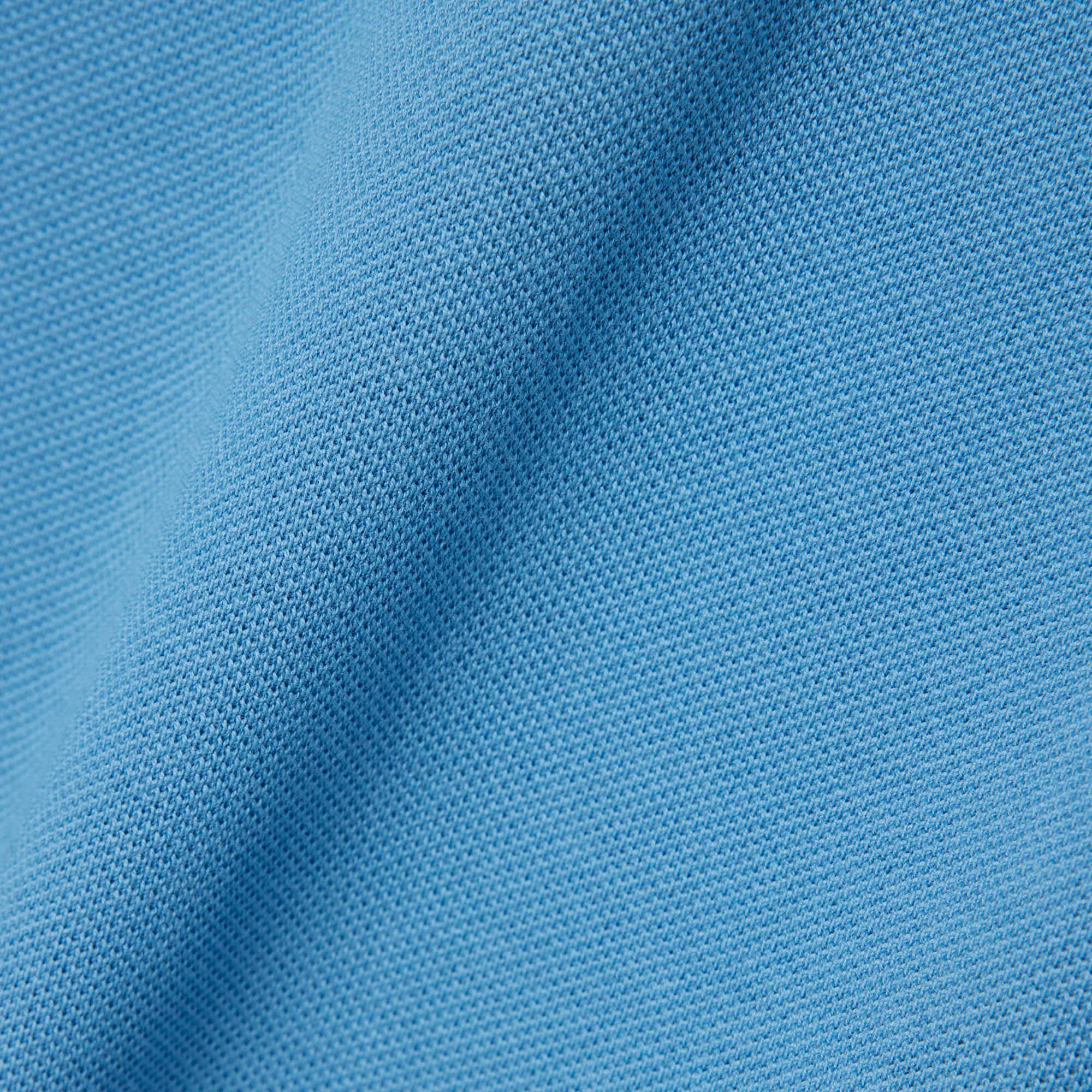 Men's Slim Fit Piqué Polo - Bleu