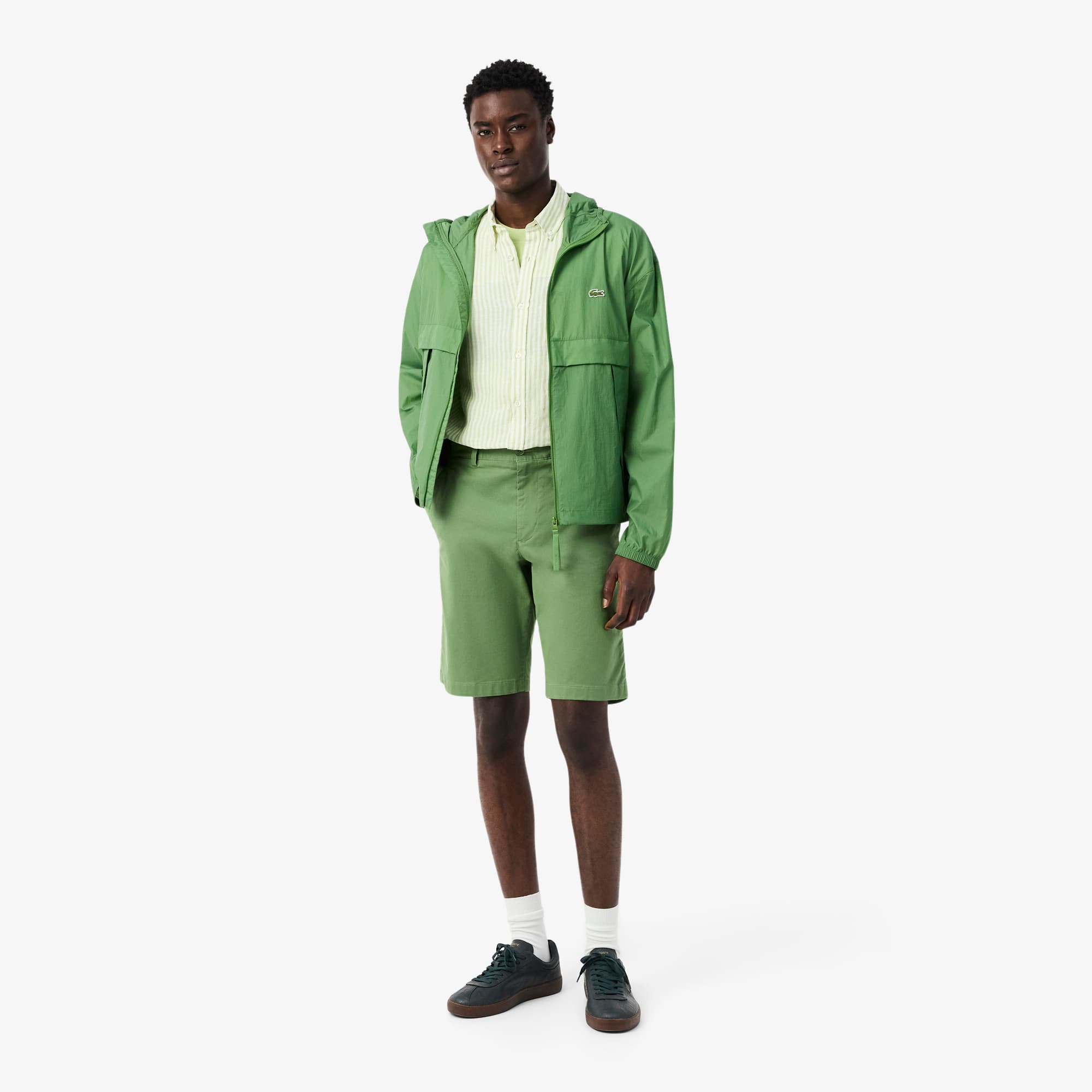Stretch Twill Chino Shorts - Green