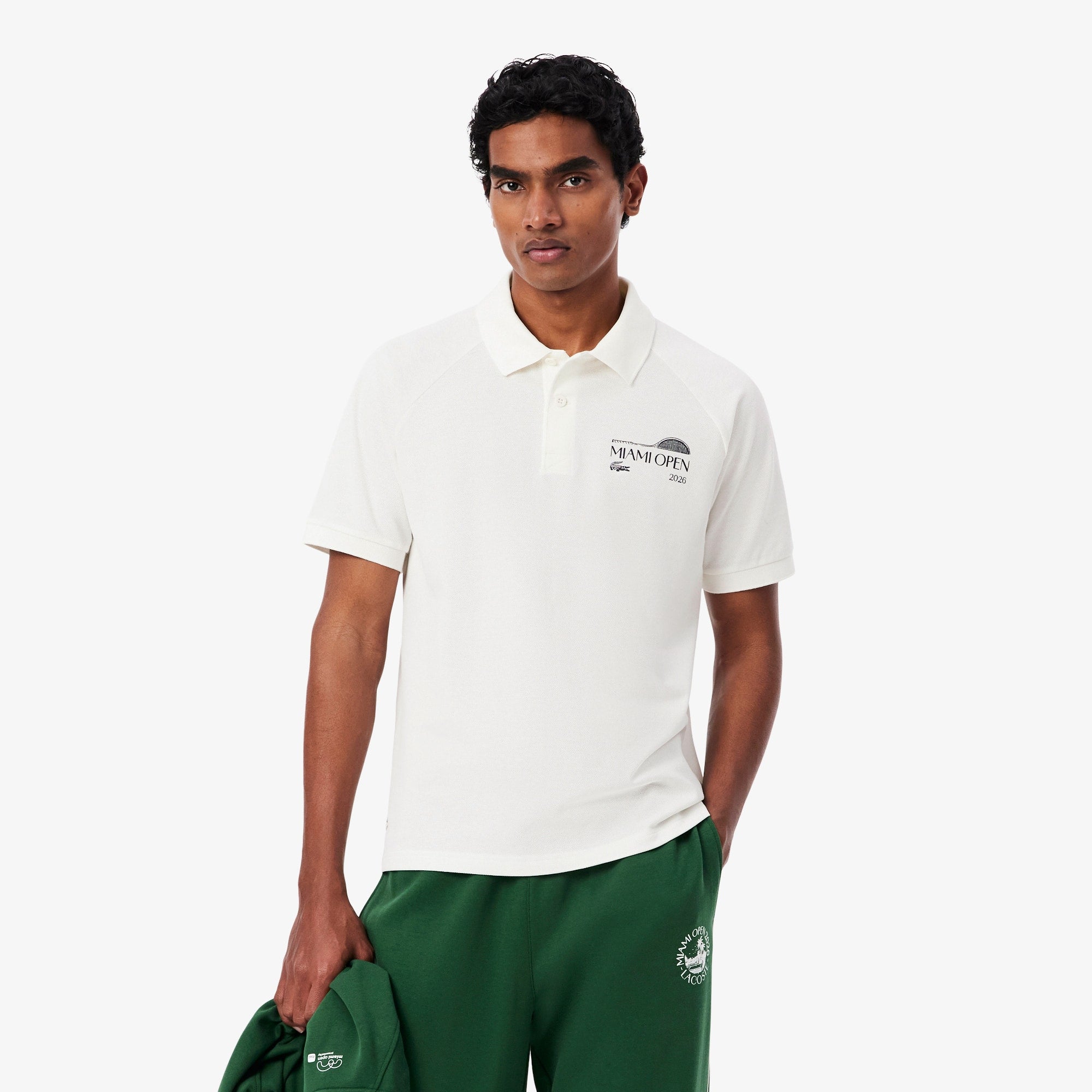 Miami Open Edition Petit Piqué Polo - White