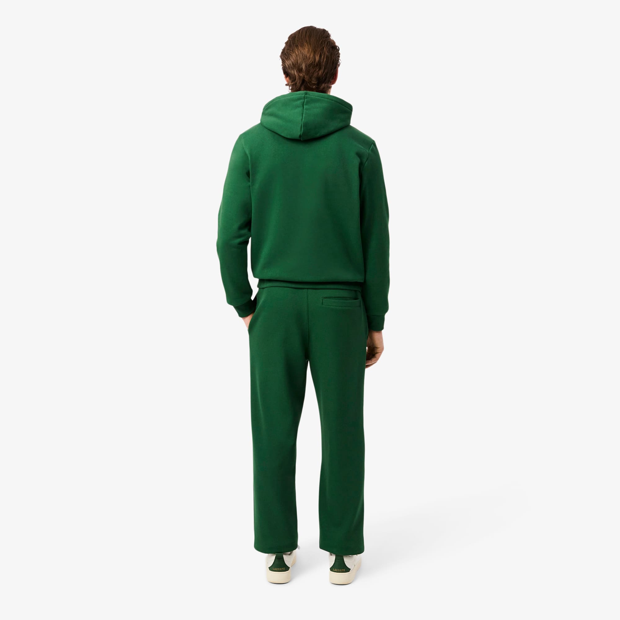 Men's Double Face Piqué Sweatpants - Pine green