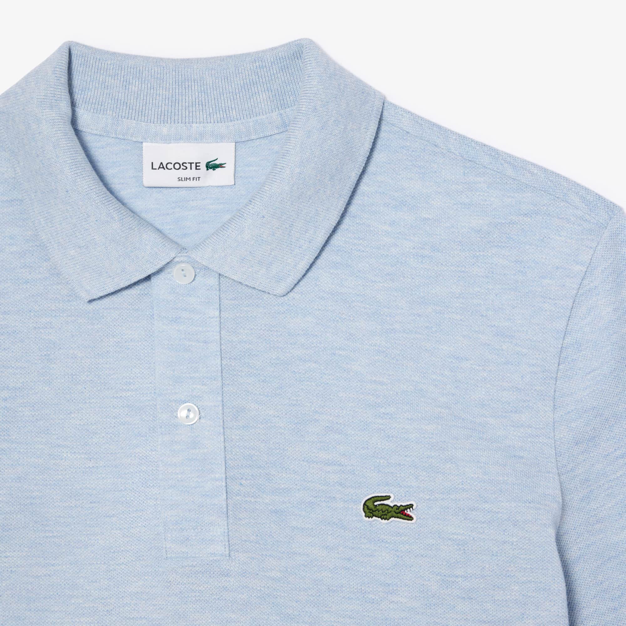 Men's Slim Fit Piqué Polo - Blue Chine