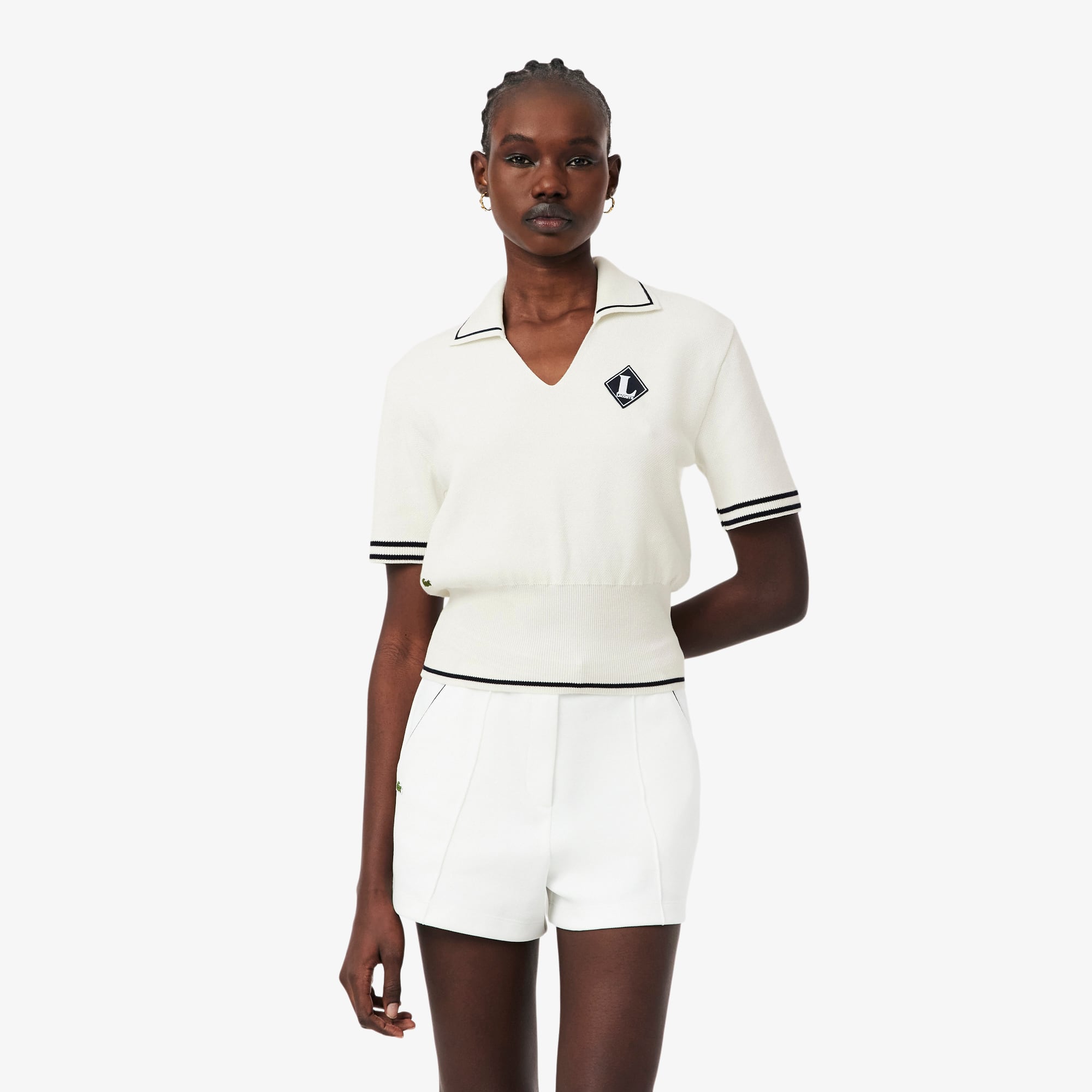 Made In France Cotton Polo - White