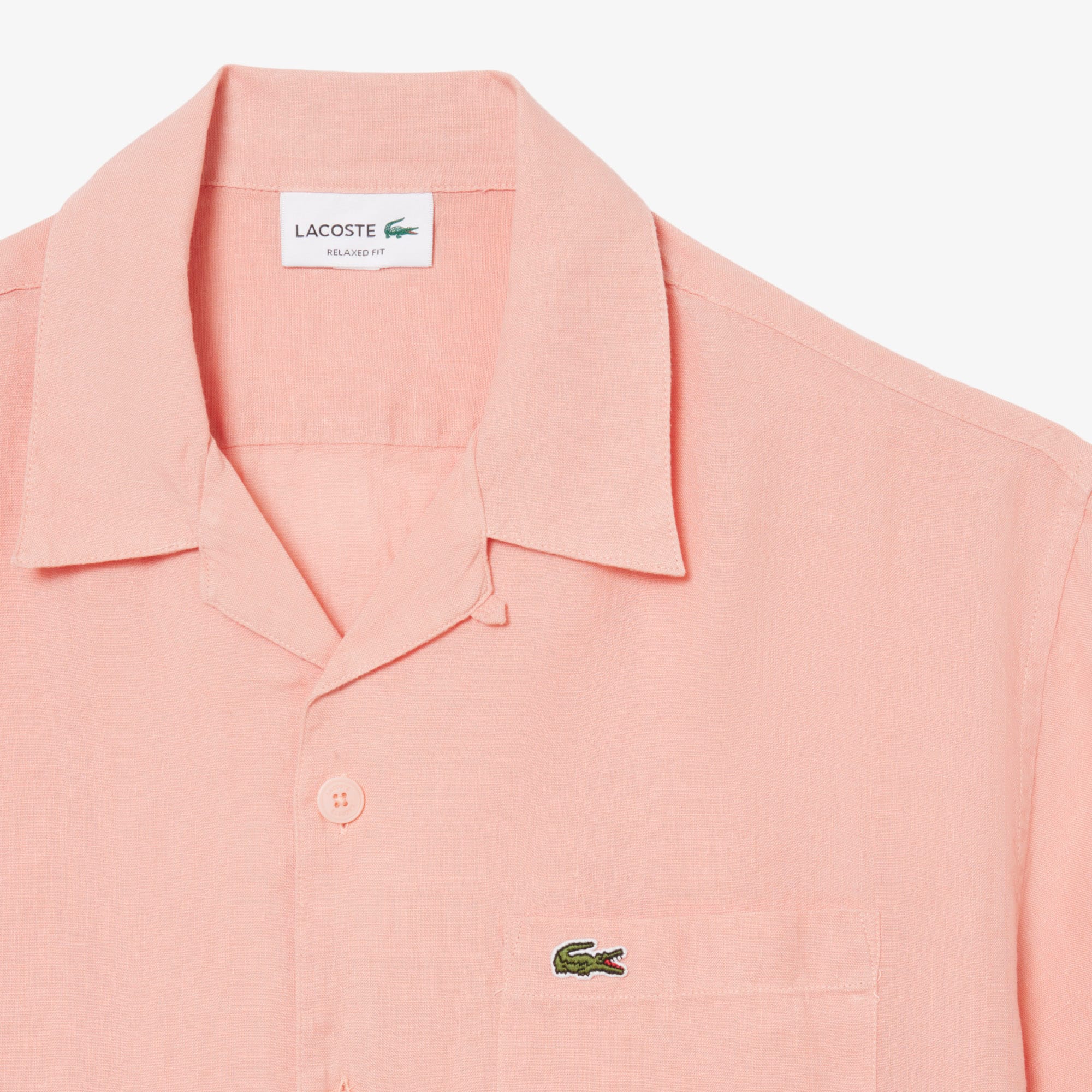 Relaxed Fit Linen Shirt - Rose