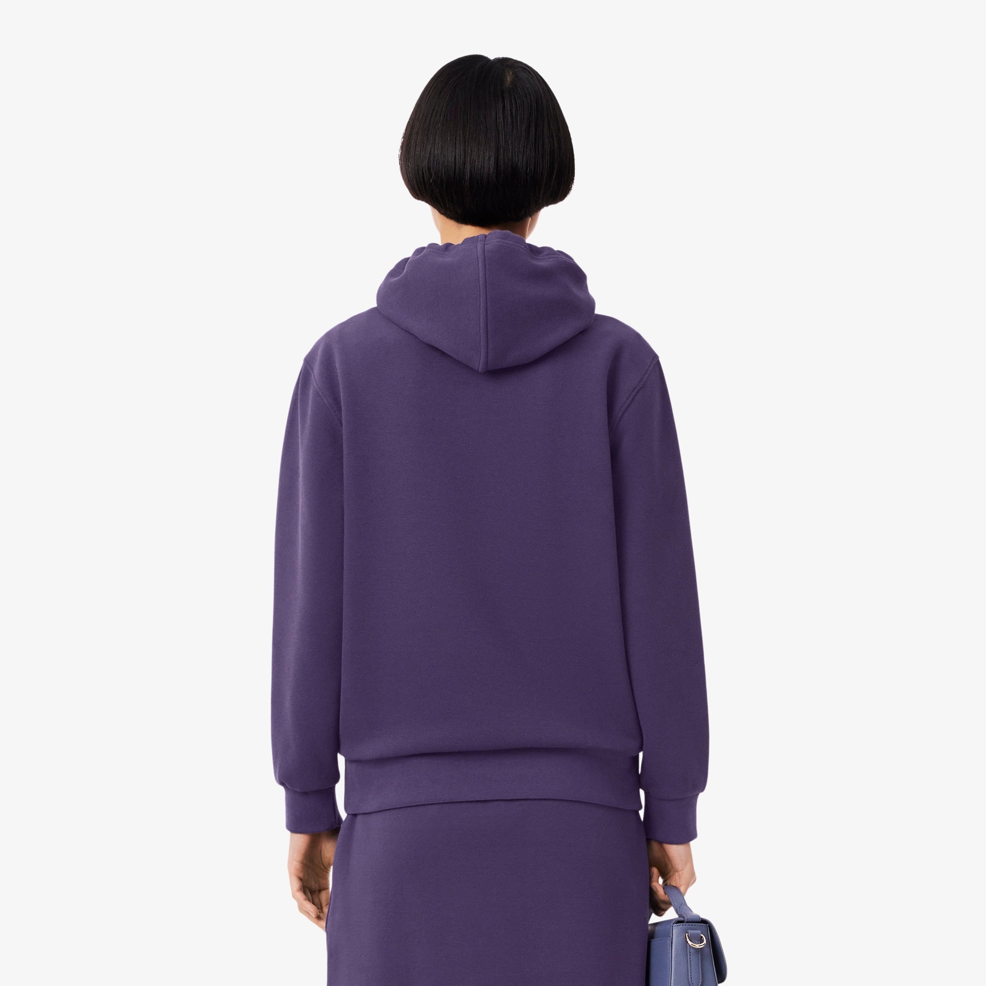 Women's Piqué Hoodie - Purple