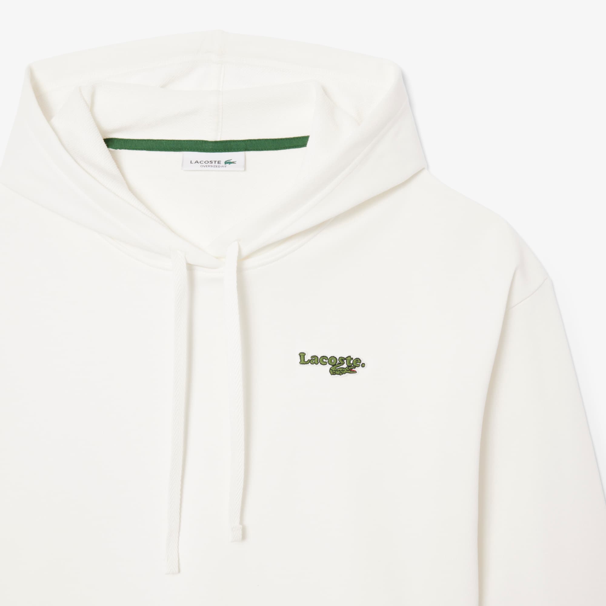 Women's Oversized Logo Hoodie - White