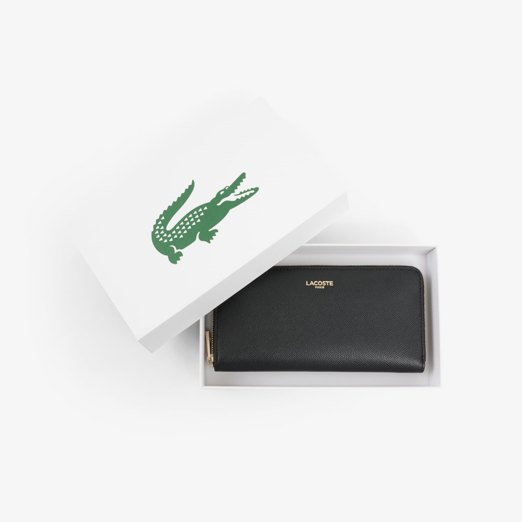 Champs-Élysées Zipped Billfold - Black