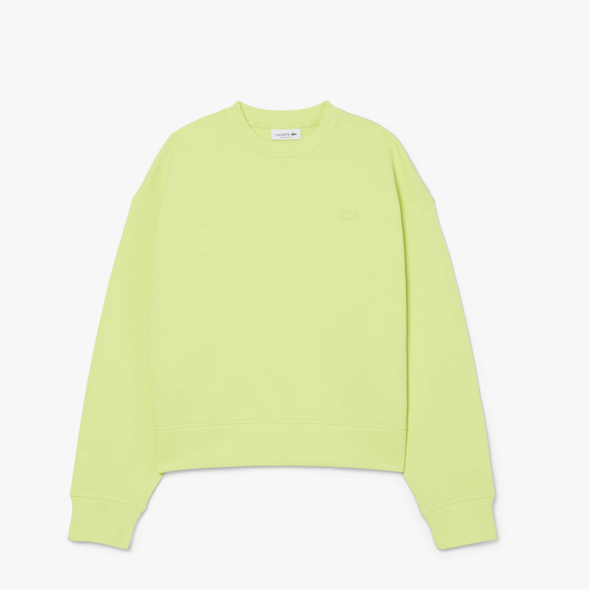 Oversized Double Face Jersey Sweatshirt - Green