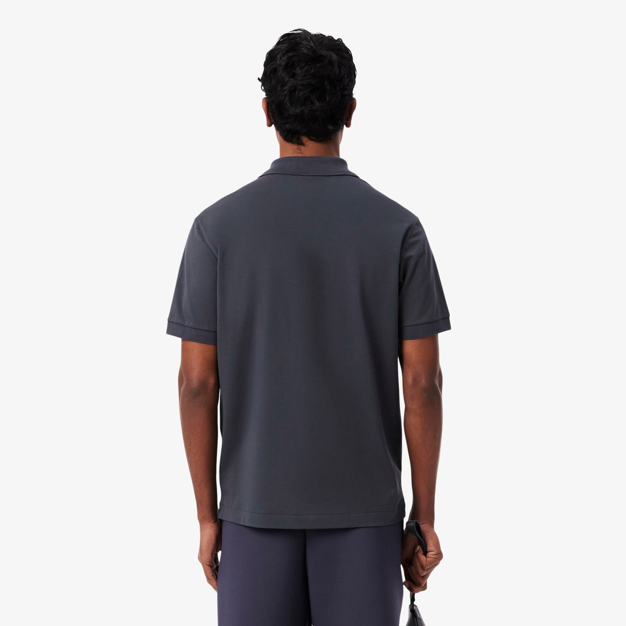 Men's Classic Fit LIGHT Piqué Polo - Dark Grey