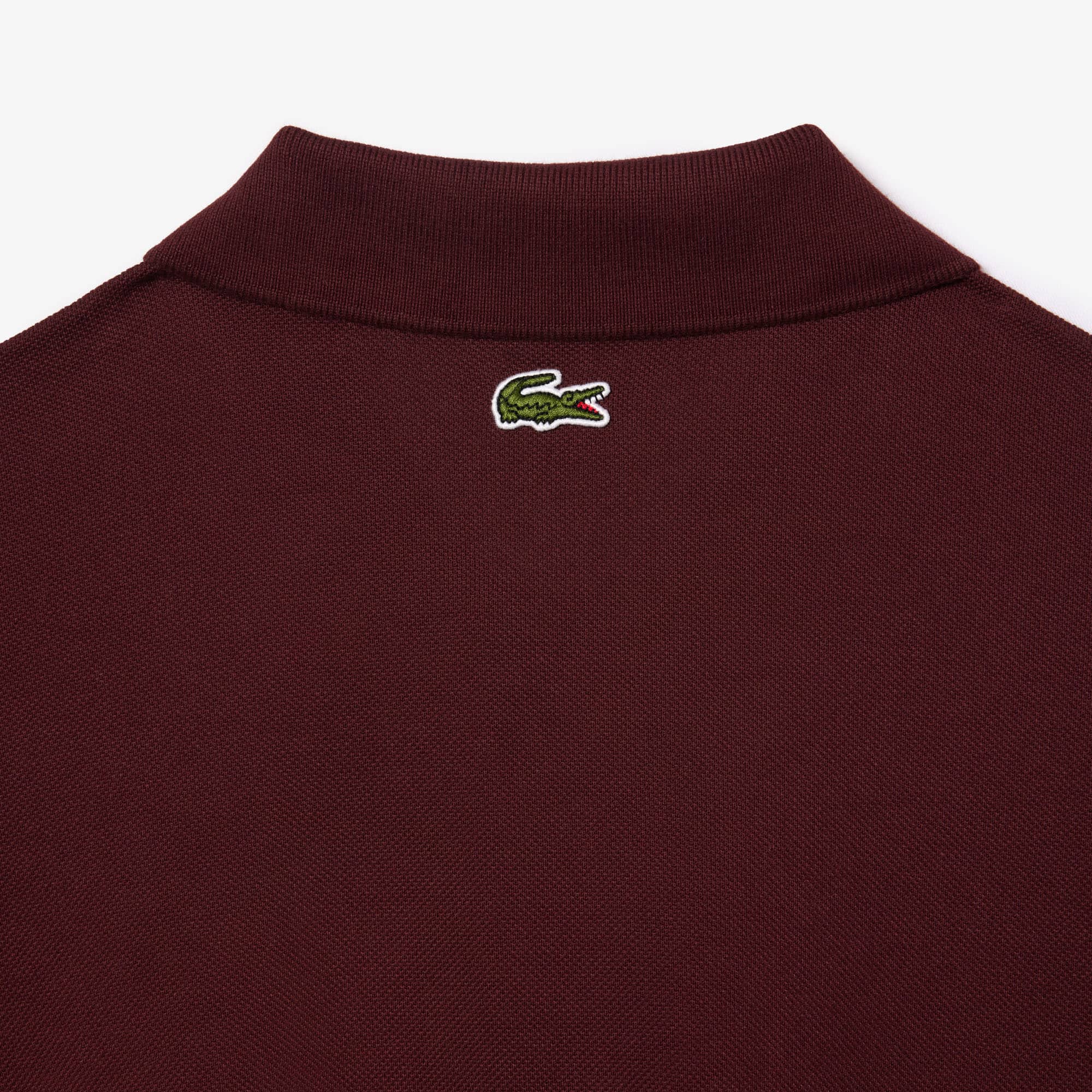 Unisex Classic Fit Signature Print Polo - Bordeaux dark