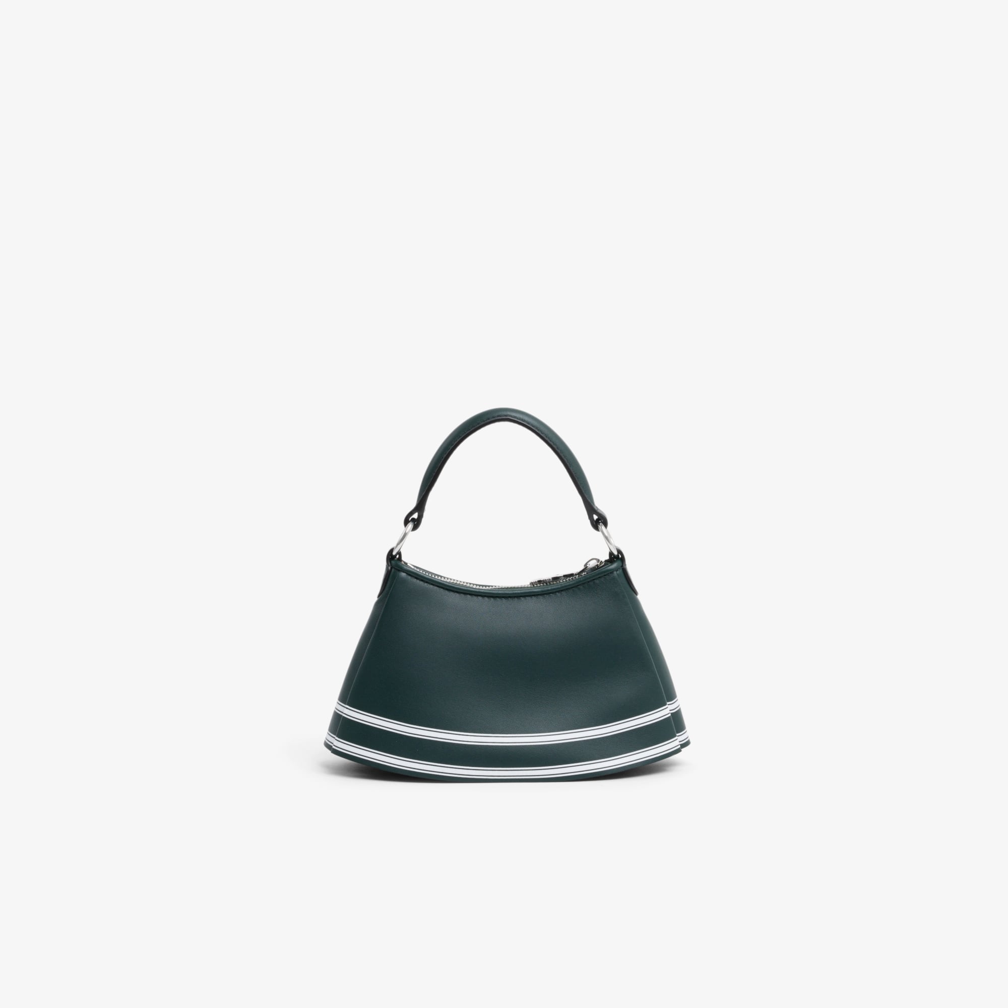 Runway Mini Lenglen Striped Leather Bag - WHITE VARECH