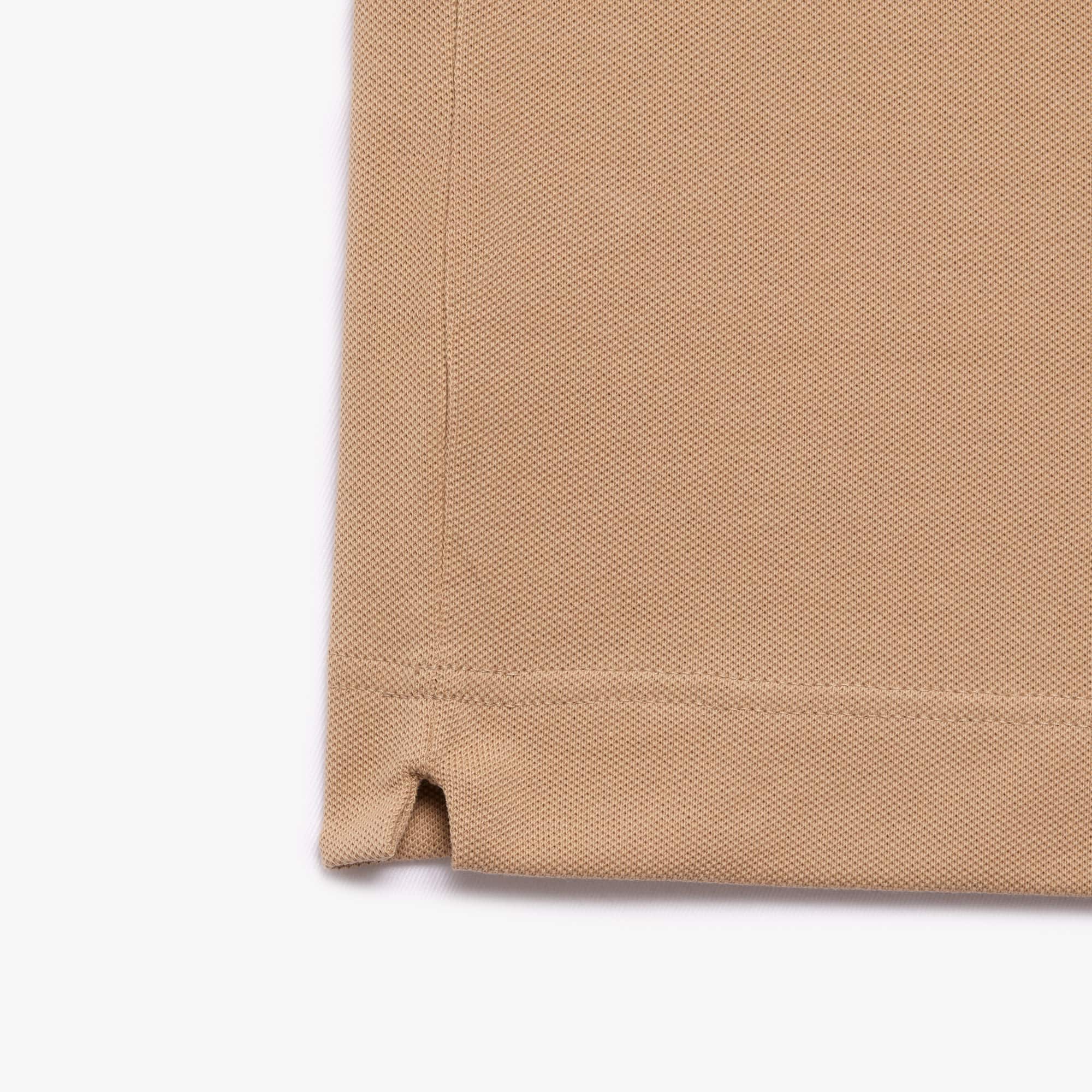 Men's Regular Fit Paris Stretch Piqué Polo - Beige