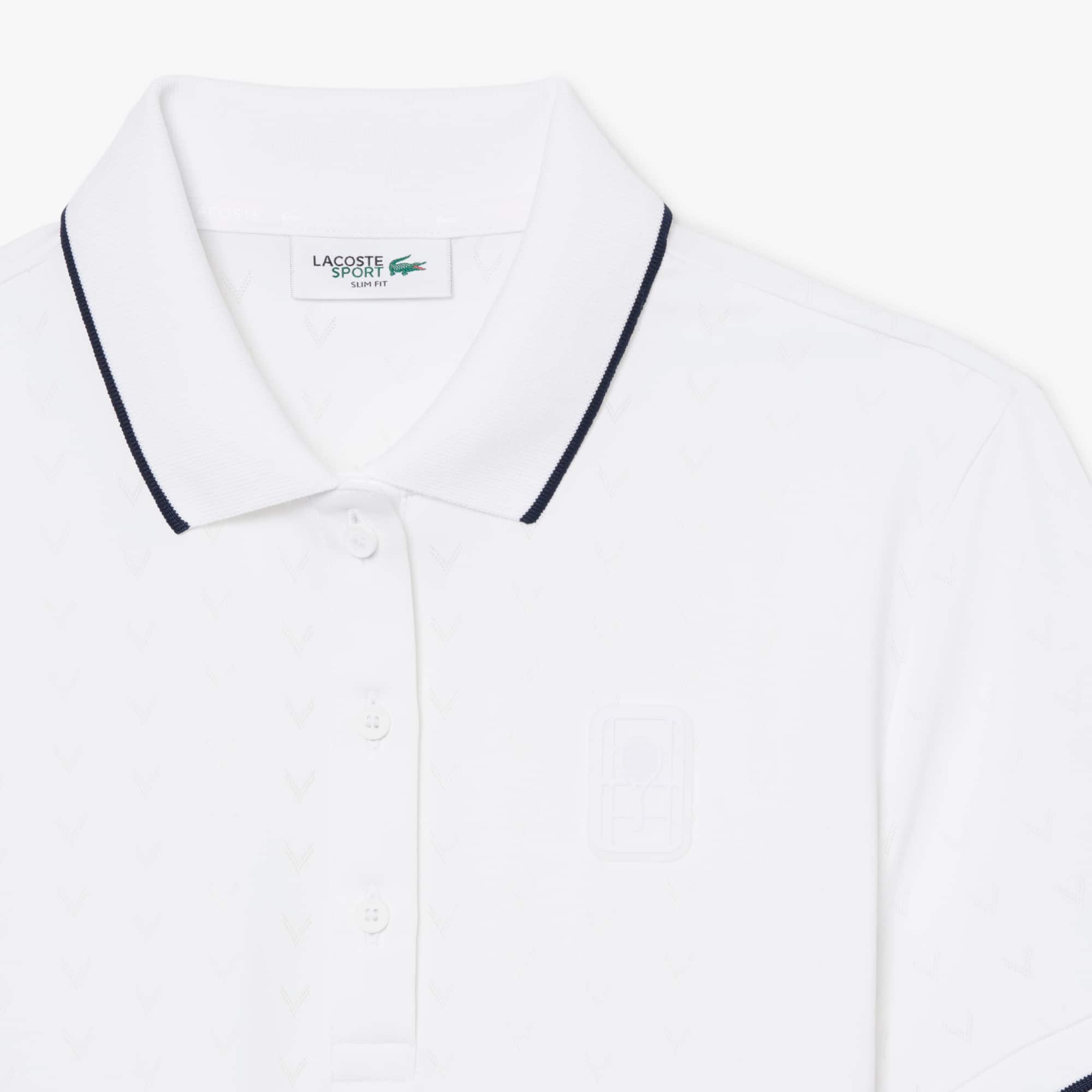 Tennis Heritage Ultra Dry Stretch Polo - White