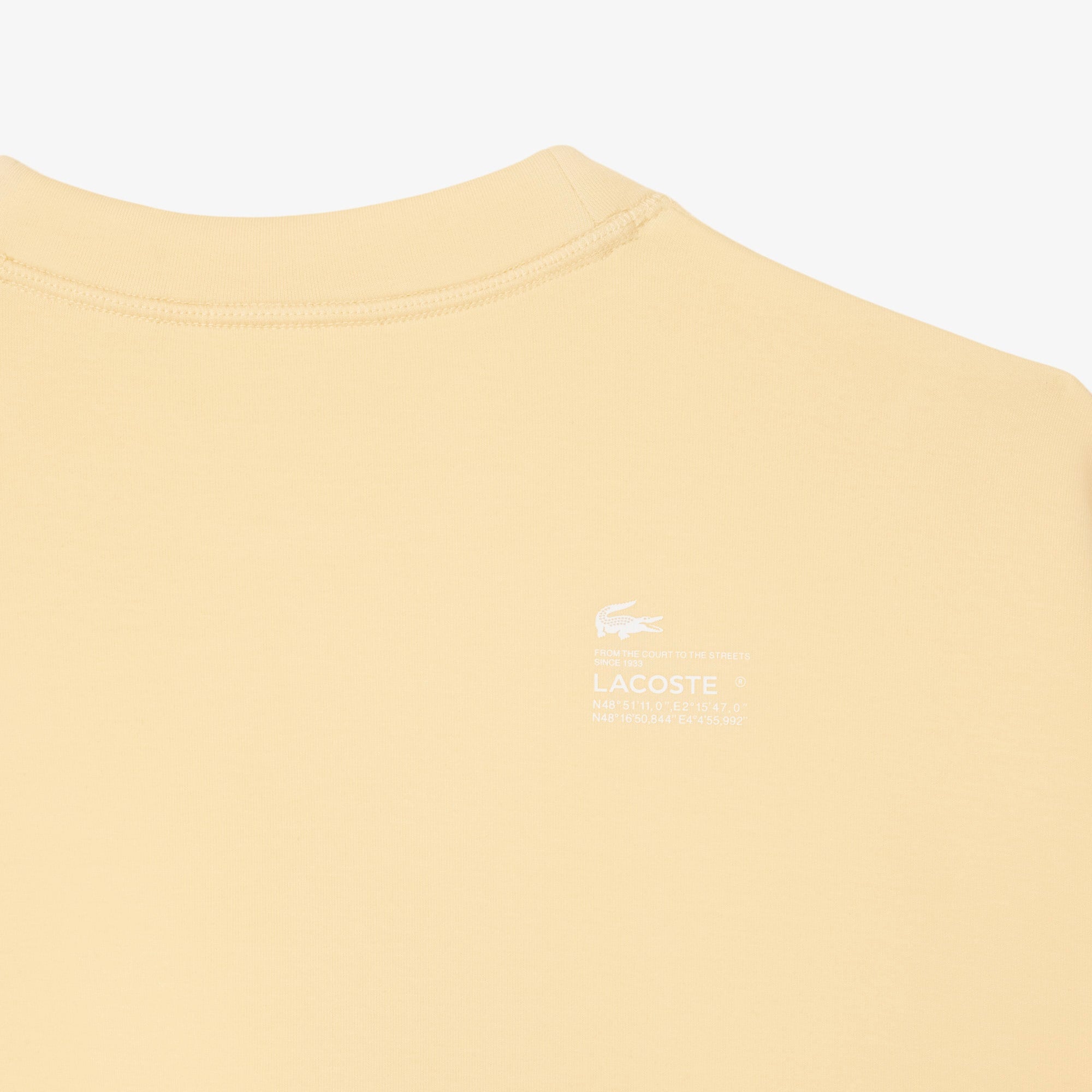Women's Oversized Cotton Sweatshirt - Yellow