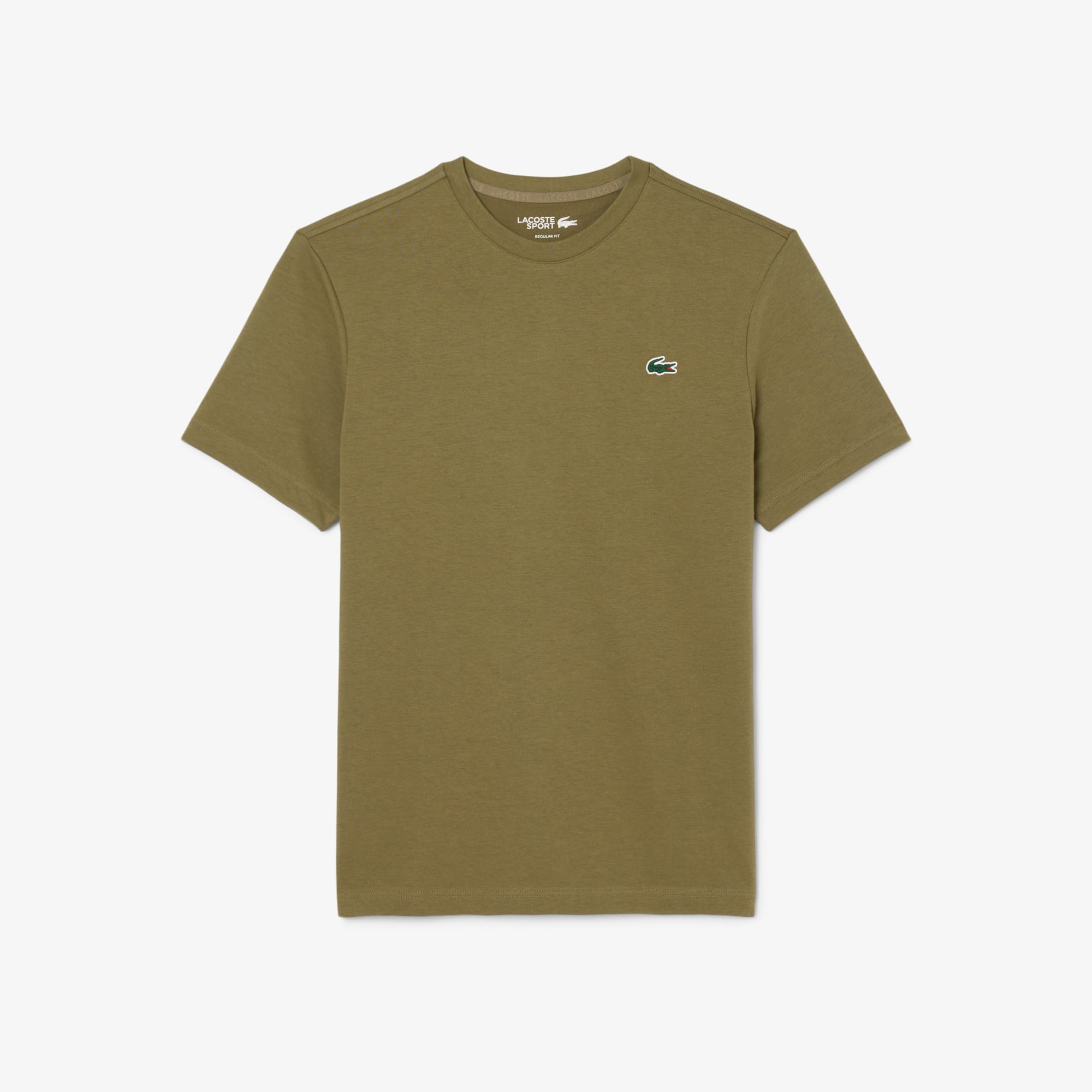 Men's Sport Printed Ultra Dry T-Shirt - Khaki Green