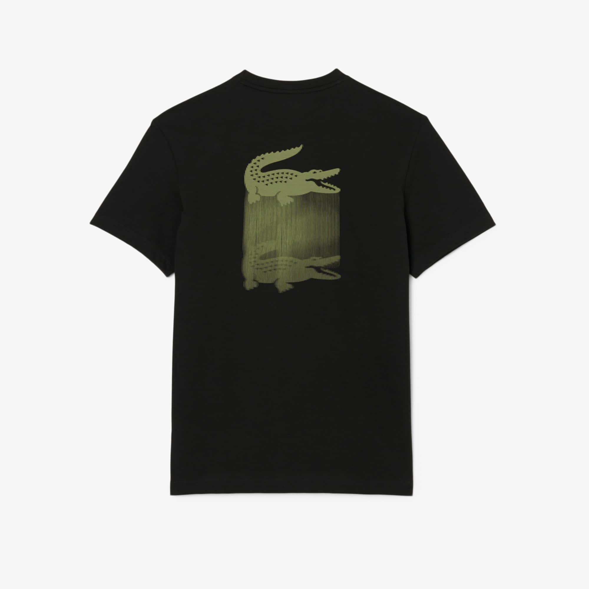 Men's Sport Printed Ultra Dry T-Shirt - Black