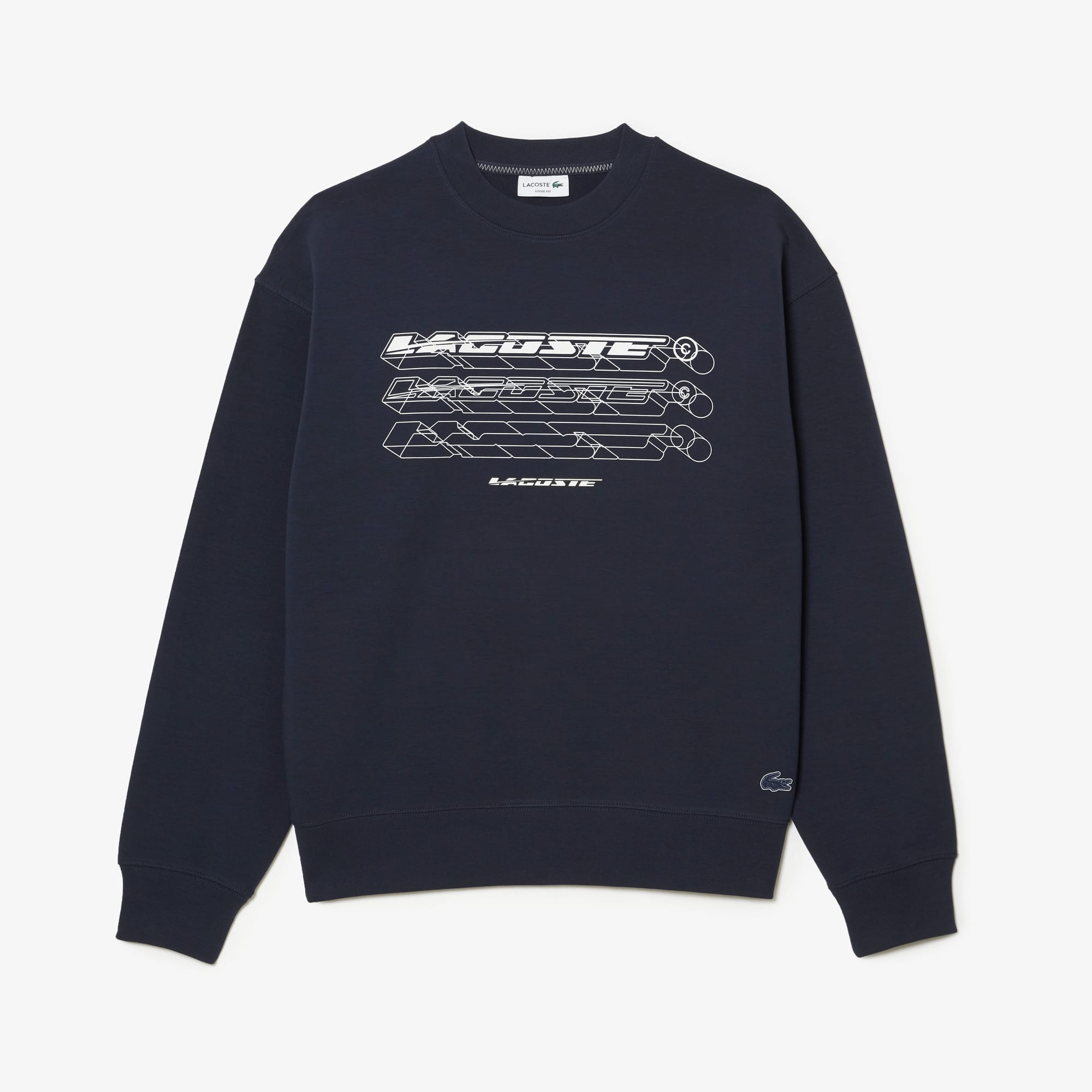 Men’s Loose Fit Branded Sweatshirt - Blue