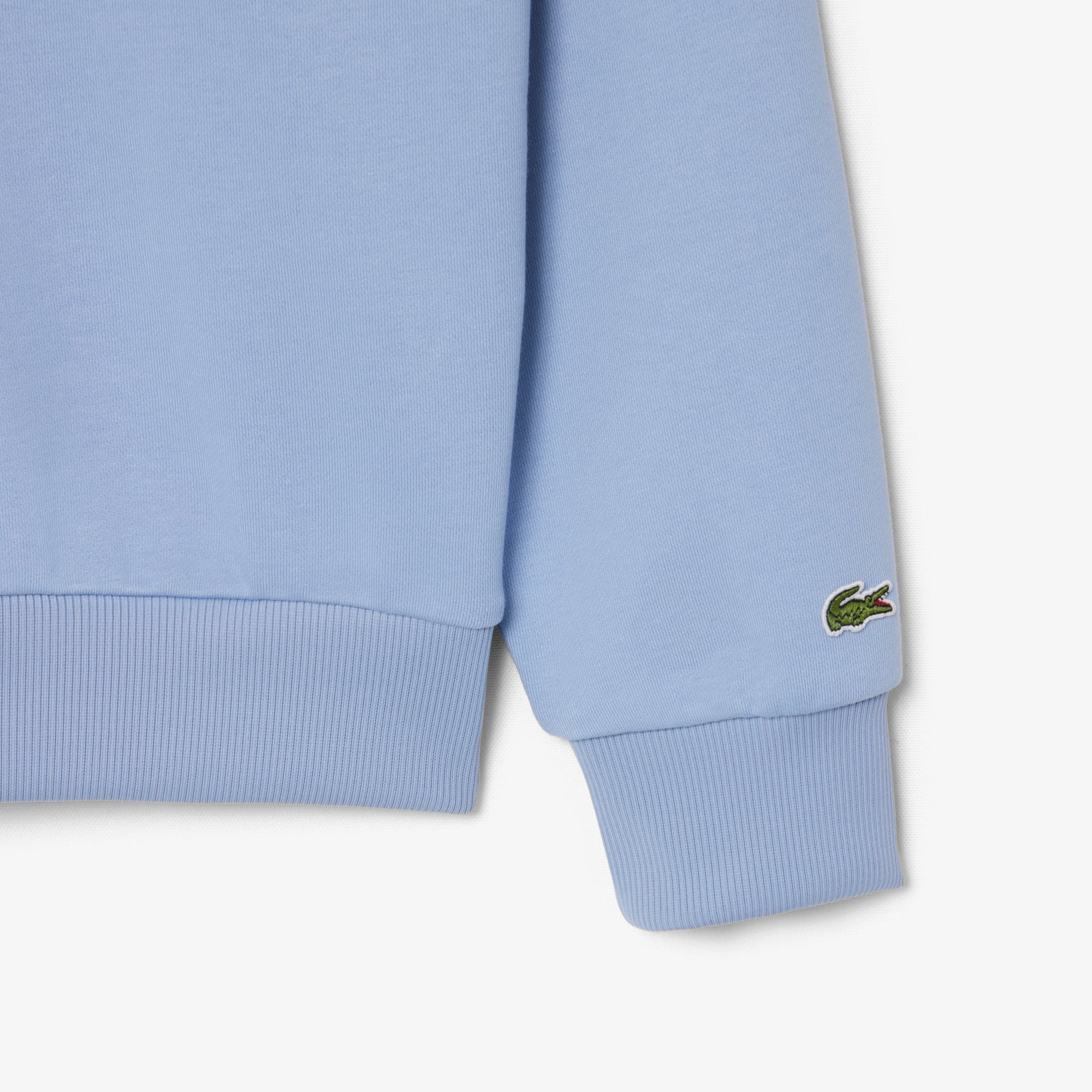 Made In France Polo Collar Sweatshirt - Light Blue