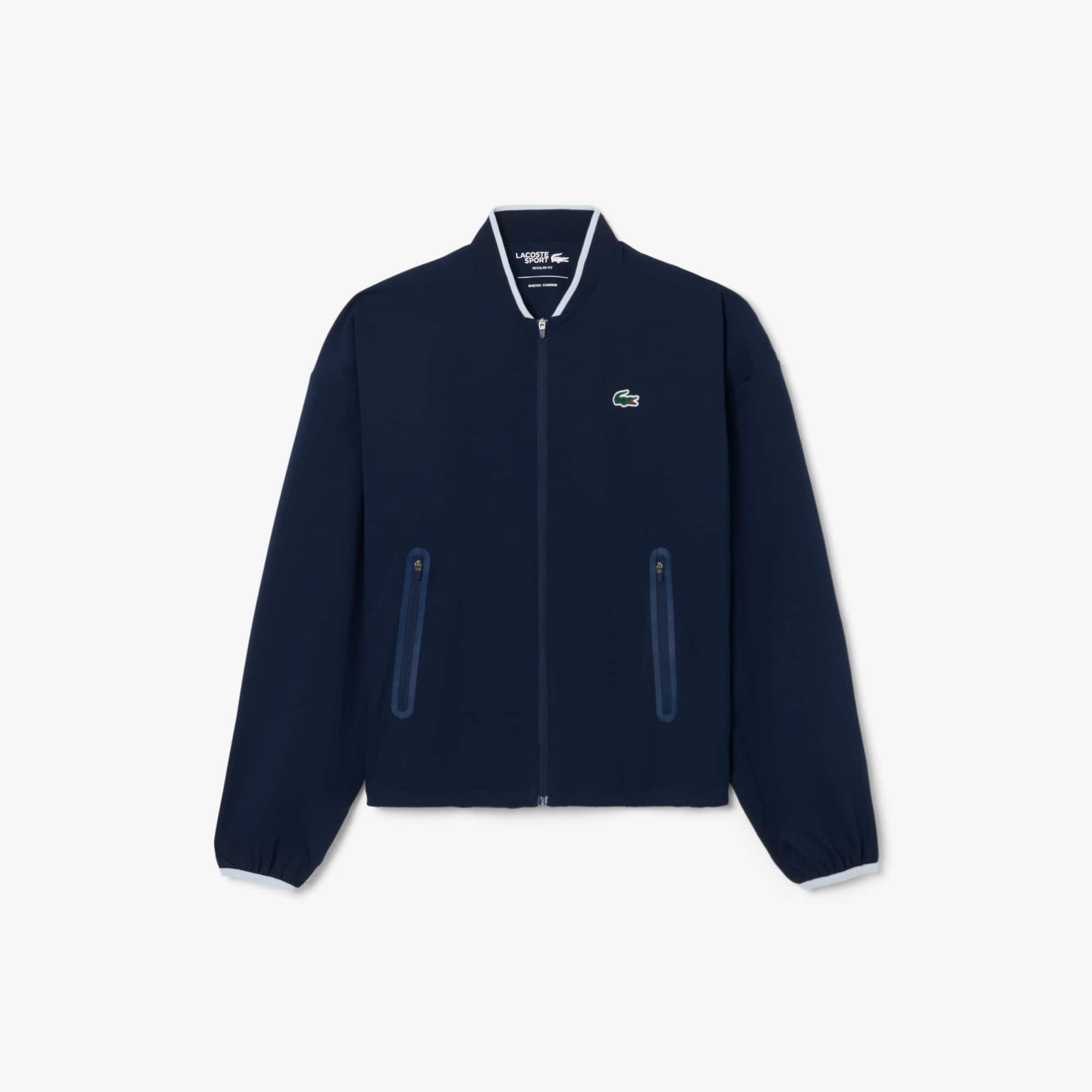 Tennis Water-Repellent Track Jacket - Navy Blue