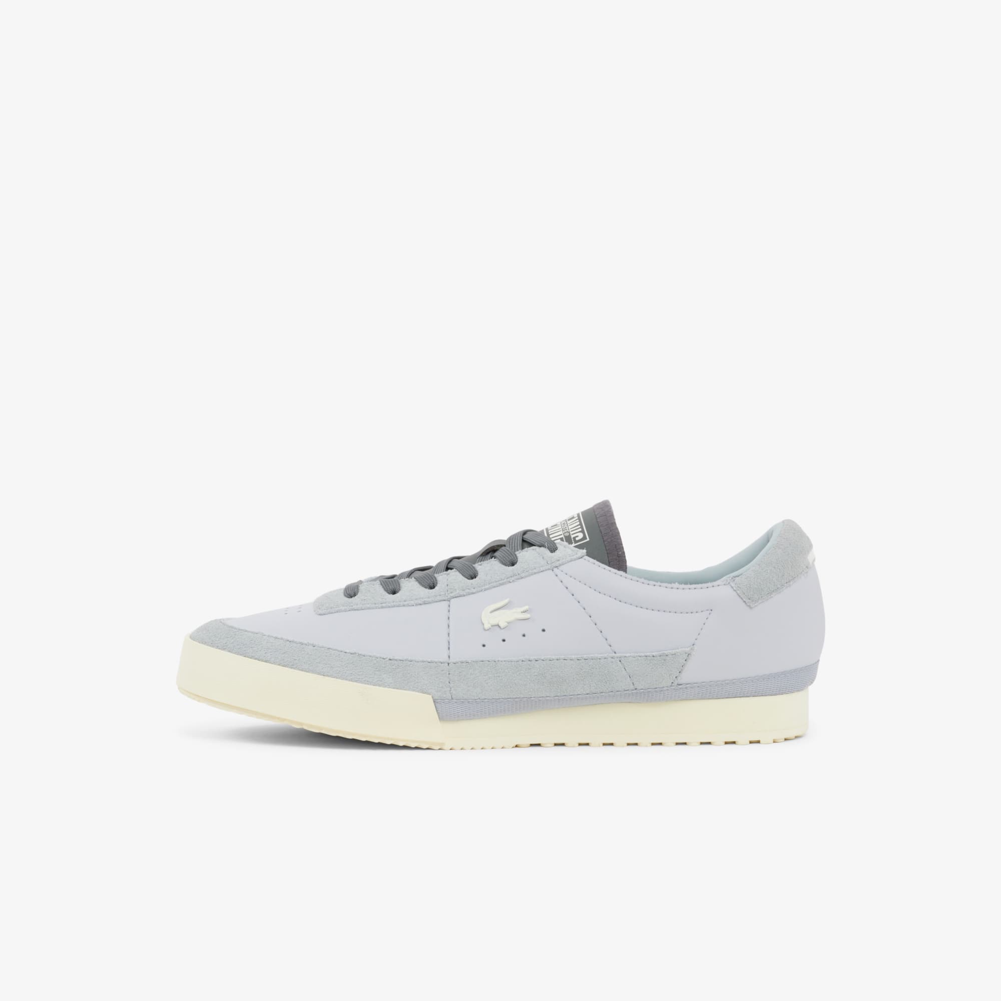Men's Aura Leather Sneakers - LT GRY/LT YLW