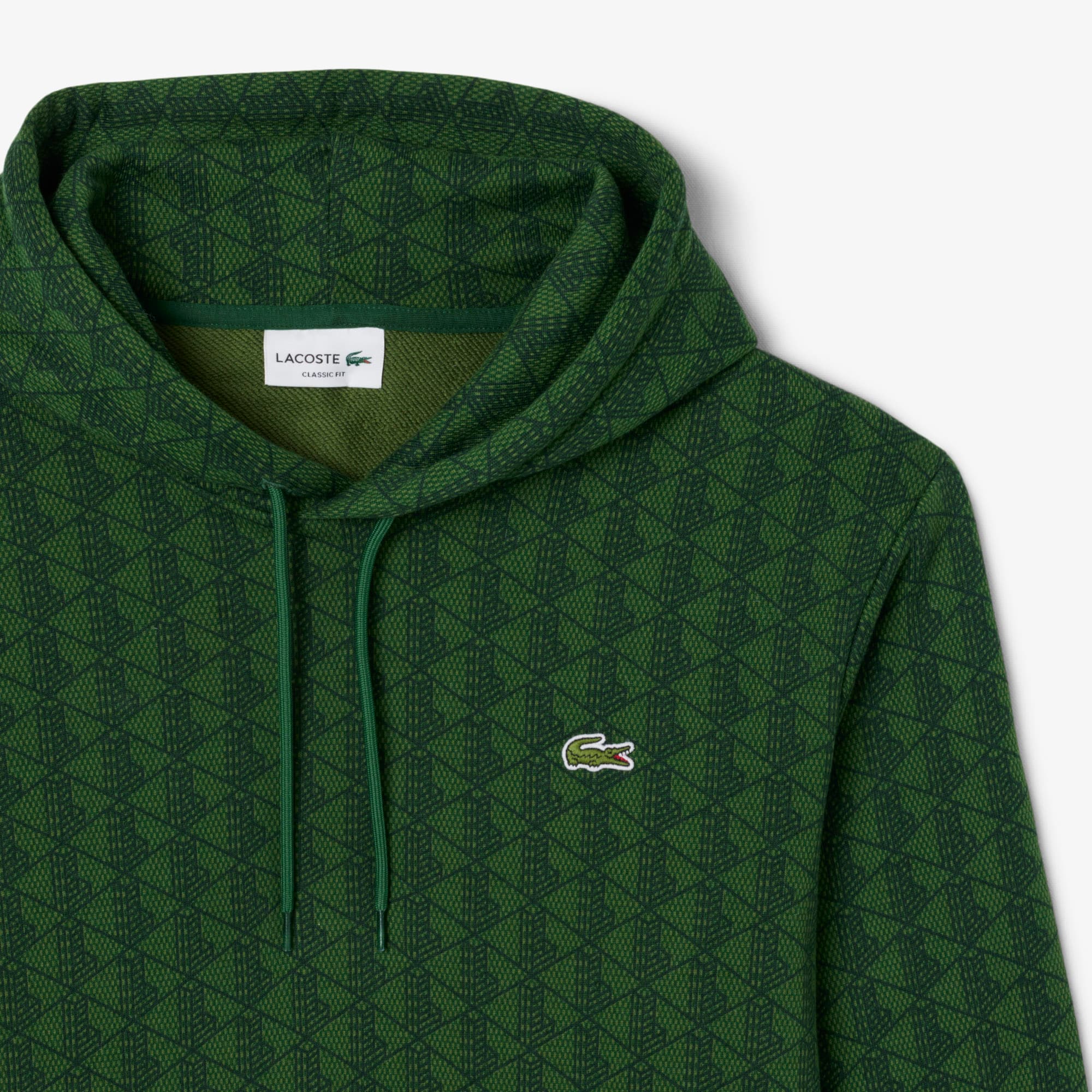 Men's Monogram Fleece Hoodie - Green