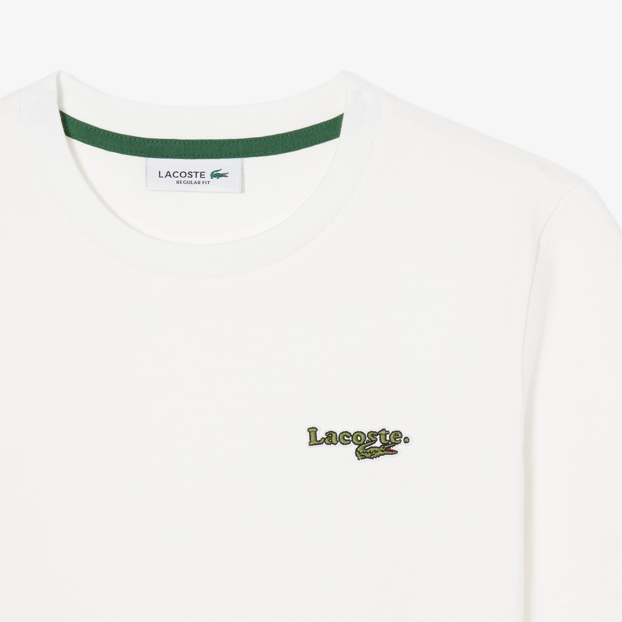Cotton Badge T-Shirt - White
