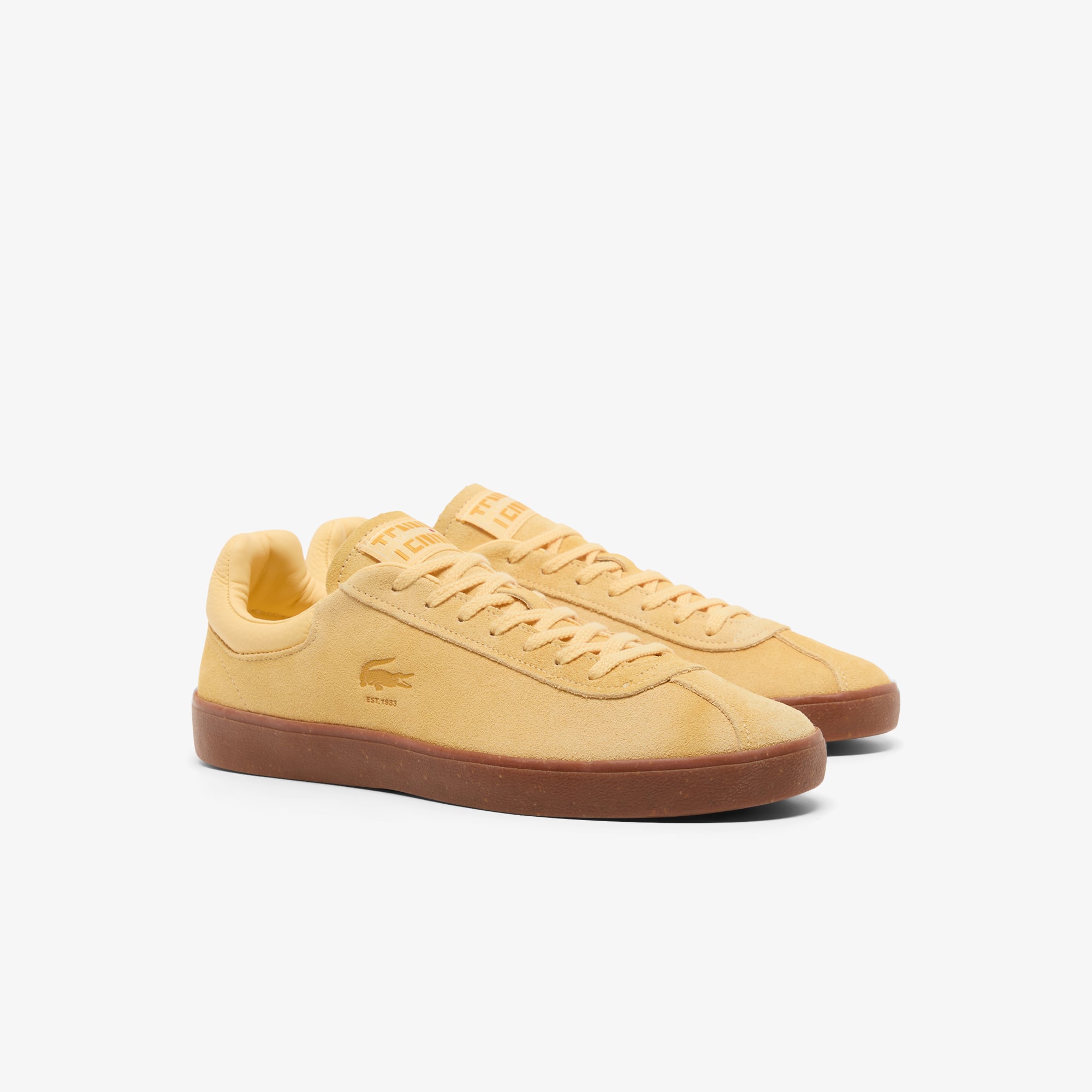 Men's Baseshot Suede Sneakers - LT YLW/GUM