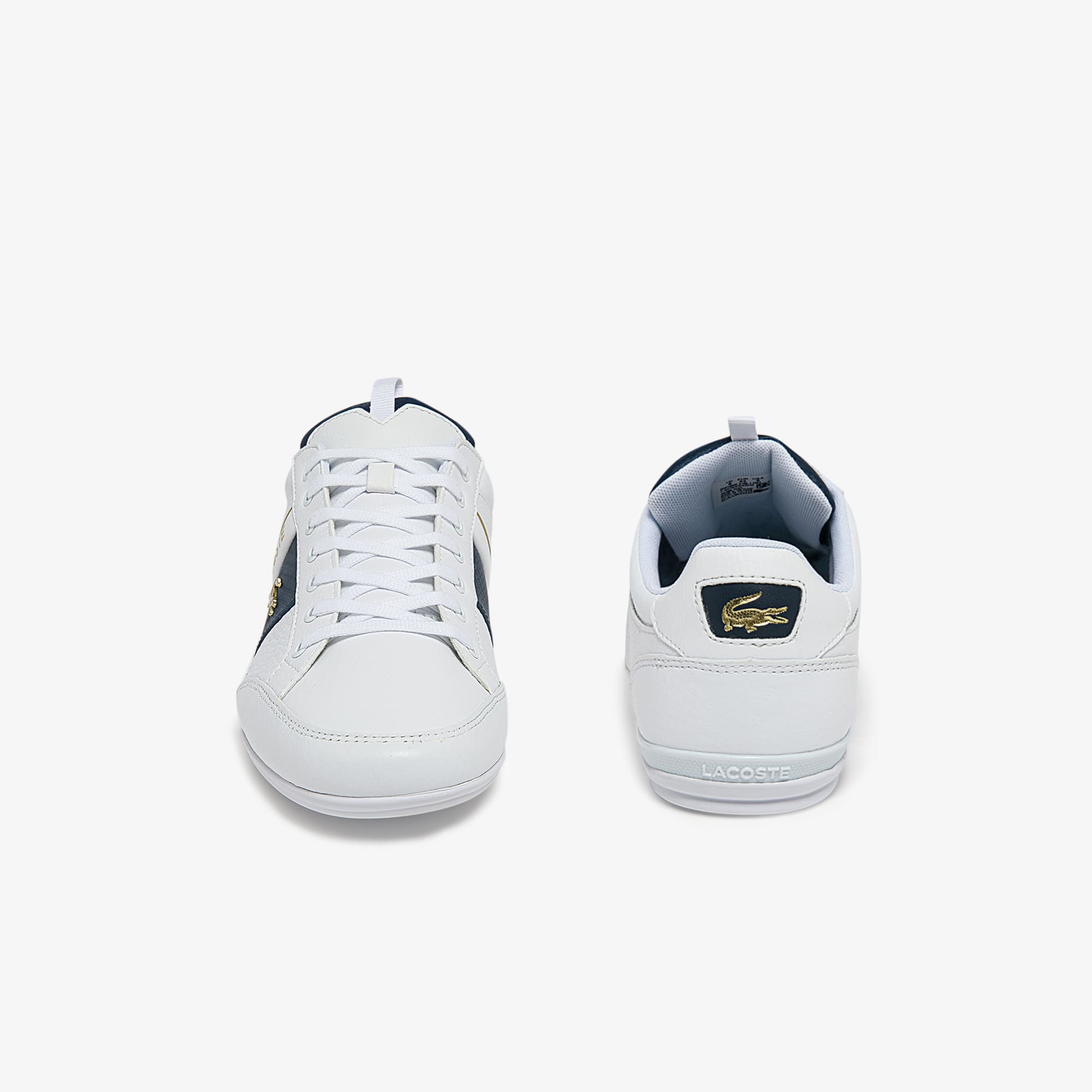 Men's Chaymon Leather Sneakers - WHITE/WHITE