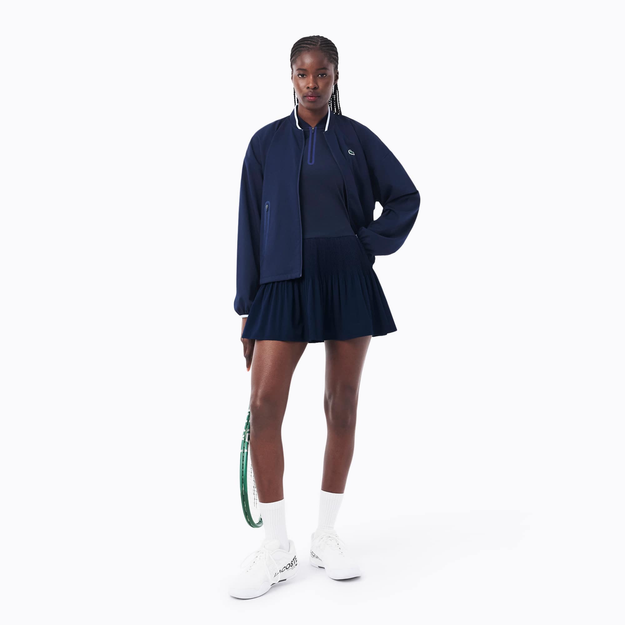 Ultra Dry Stretch Tennis Dress with Liner - Navy Blue