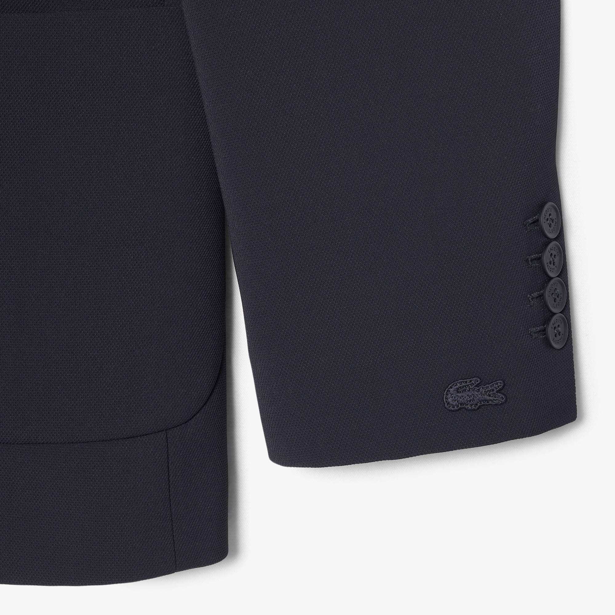 Fluid Piqué Blazer - Abysm blue