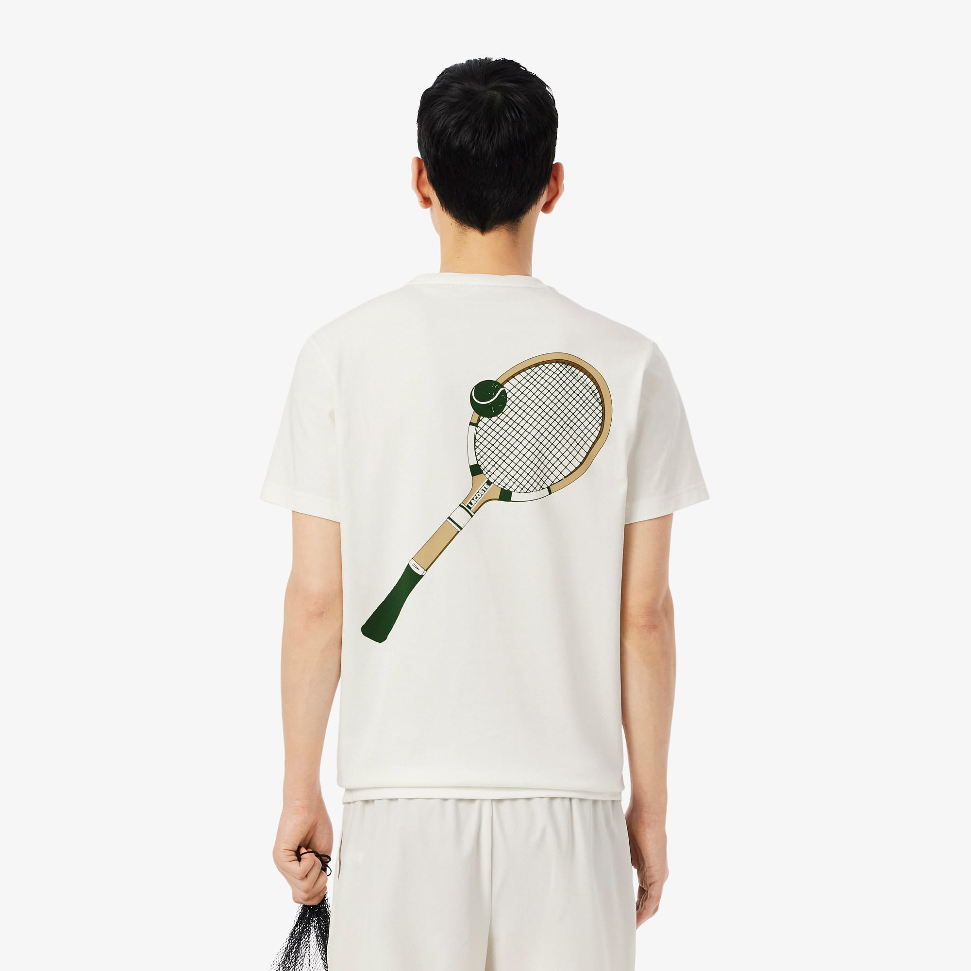 Men's Ultra Dry Tennis Heritage Print T-Shirt - White