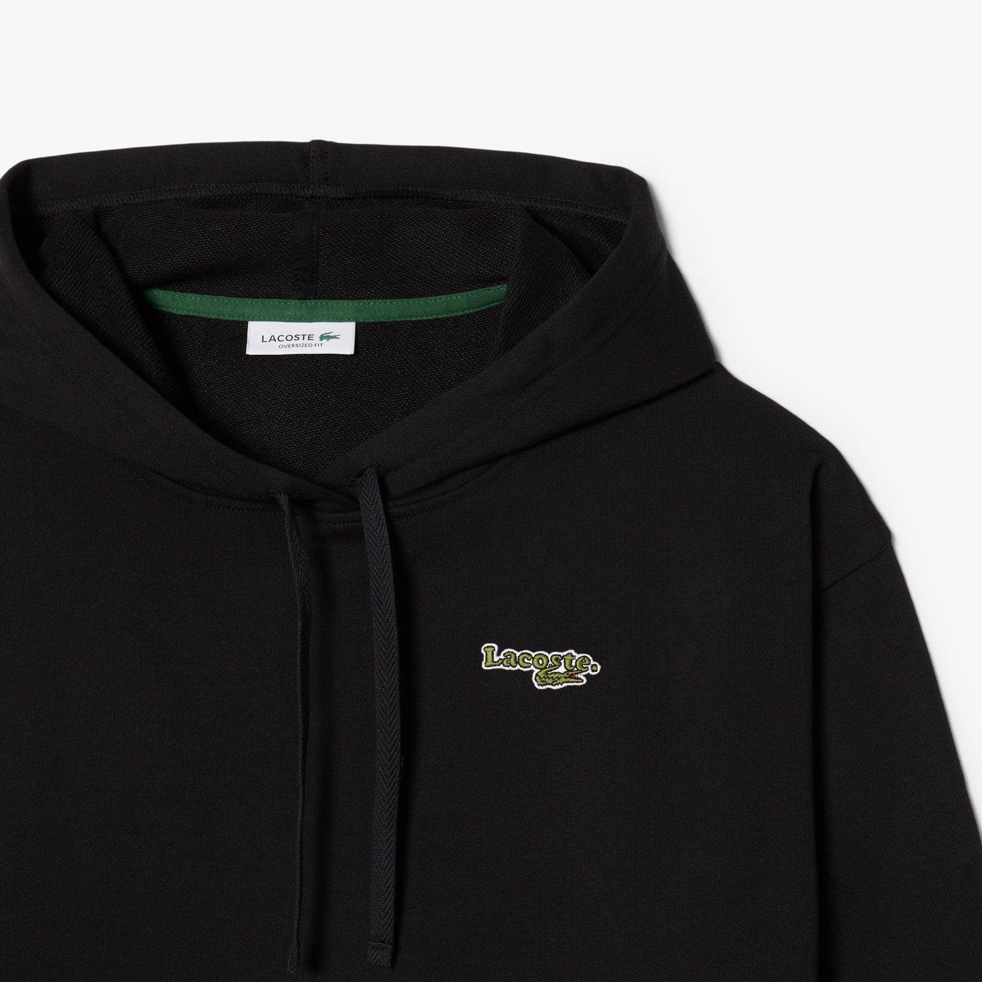 Women's Oversized Logo Hoodie - Black