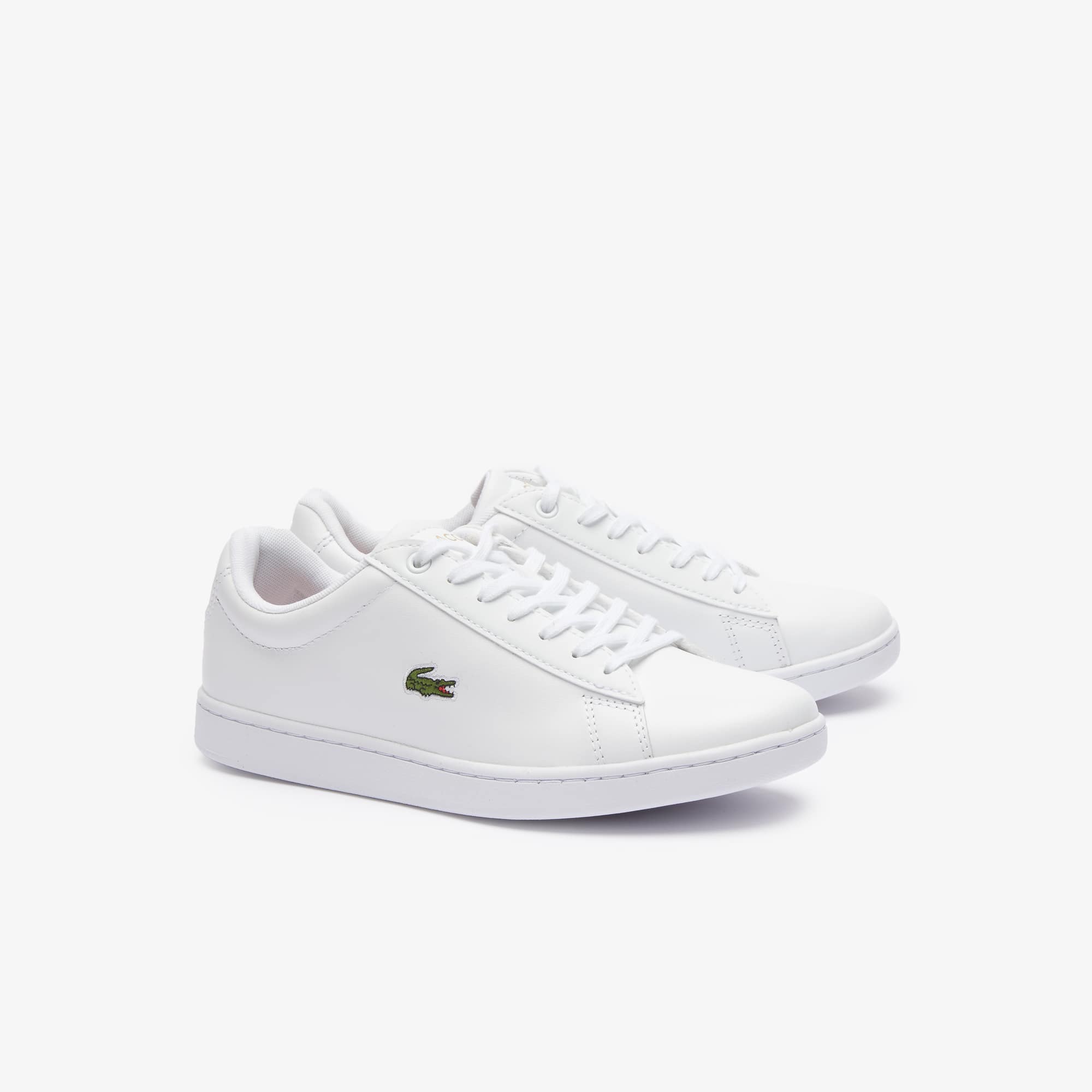 Women's Hydez Leather Sneakers - WHT/GLD