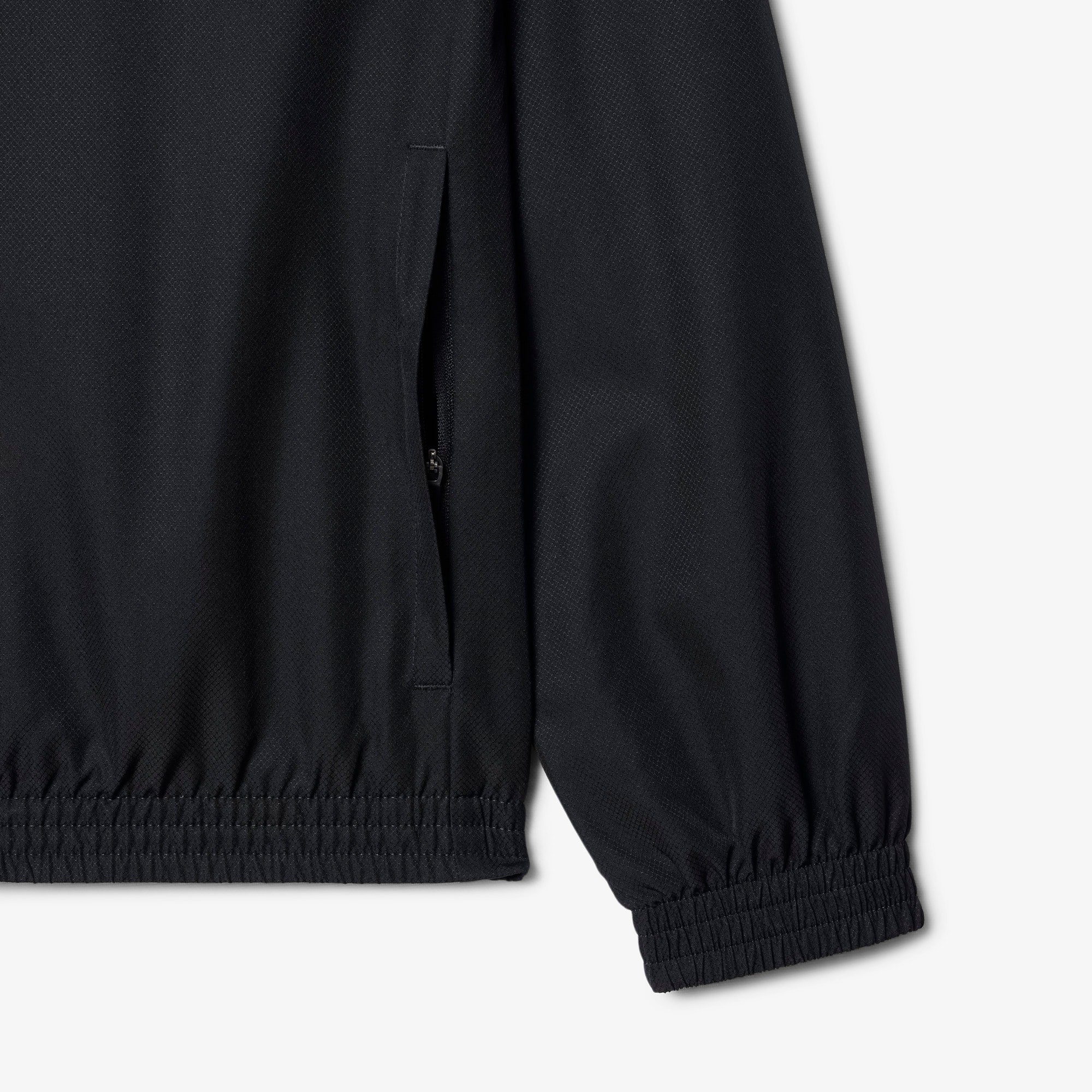 Men's Tennis Water-Repellent Hooded Jacket - Black / Blue / White