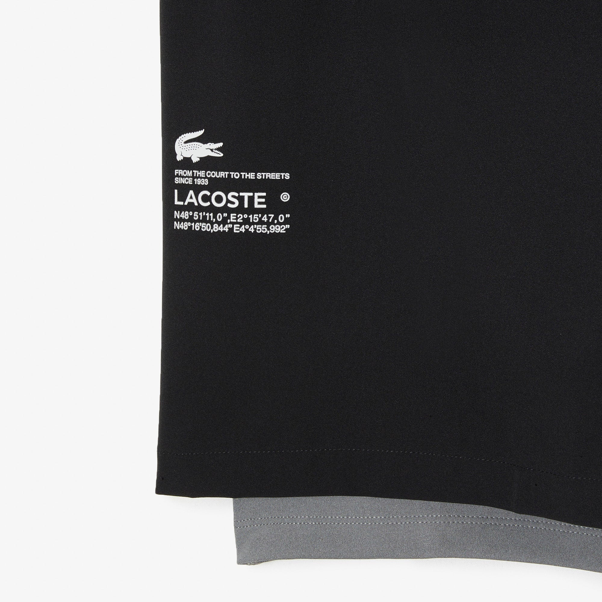 Men's Lined Ultra Dry Sport Shorts - Black / Grey Chine