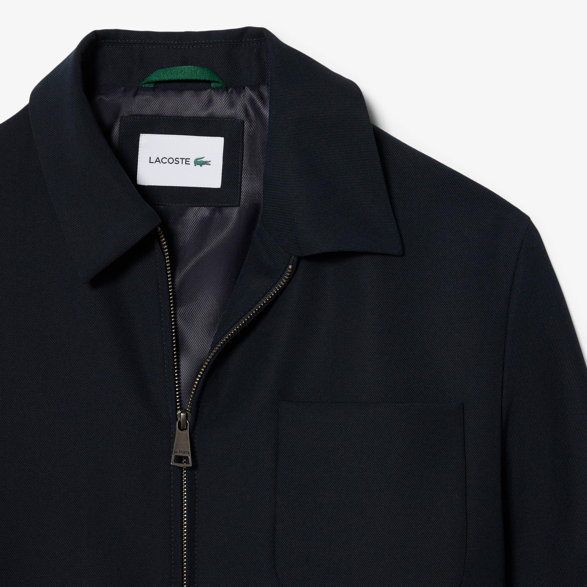 Wool blend Twill Jacket - Black