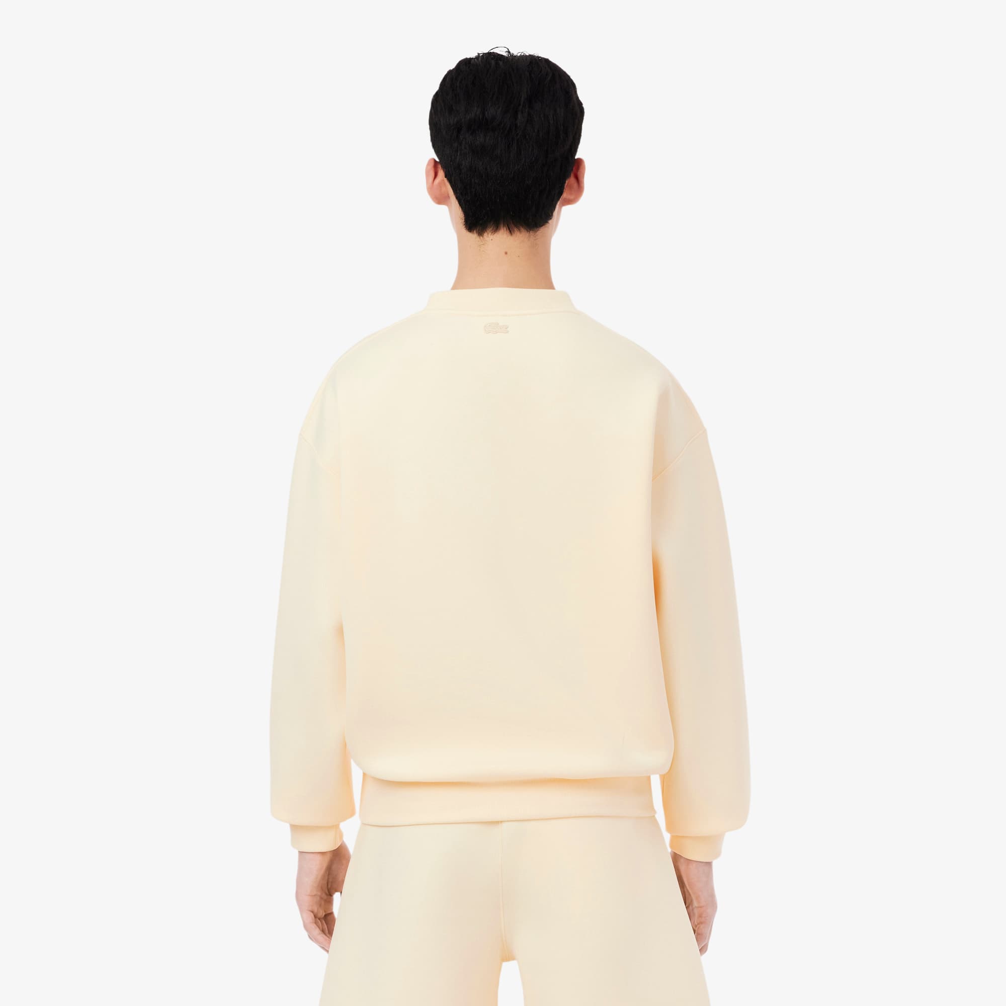 Loose Fit Embroidered Sweatshirt - Beige