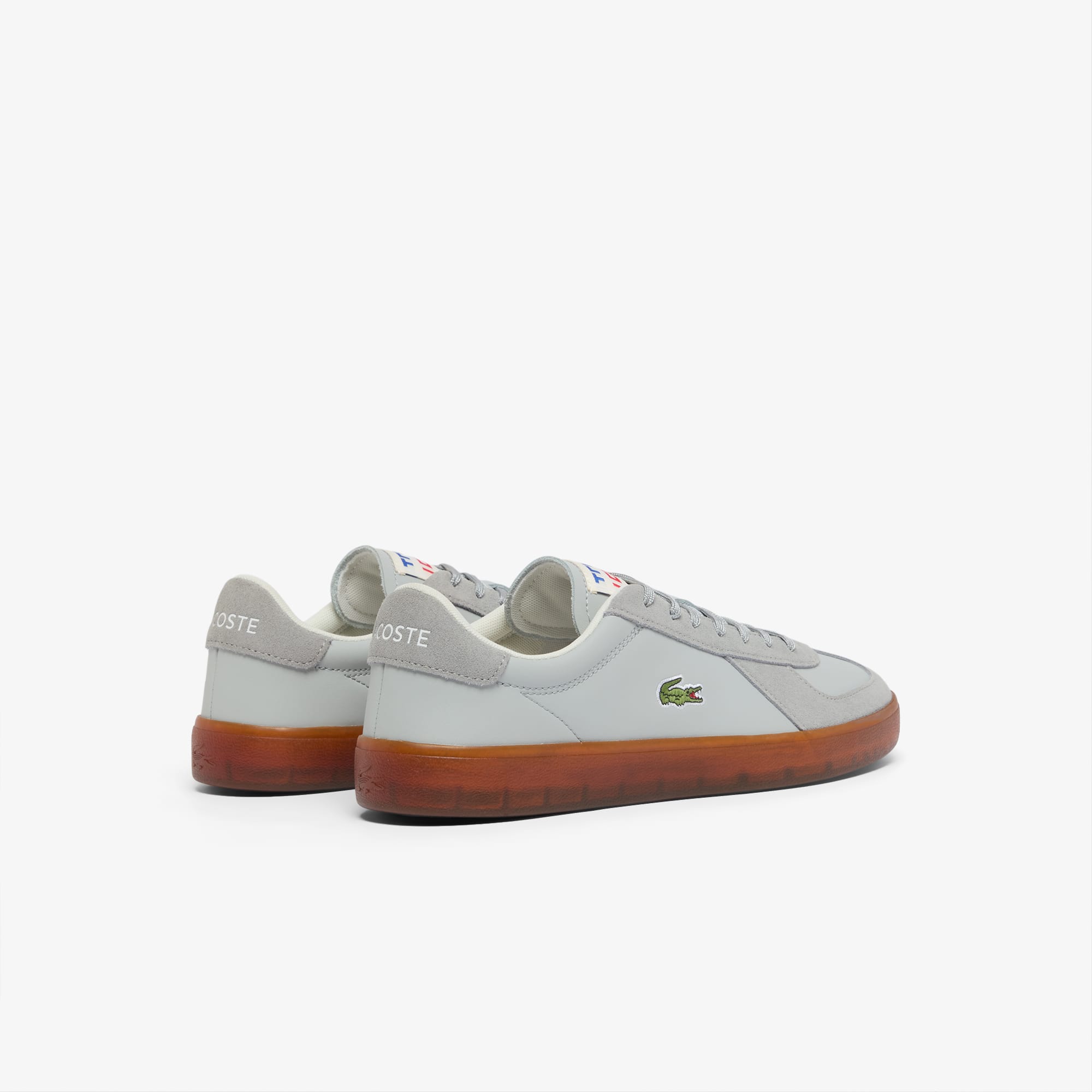 Men's Baseshot Pro Leather Sneakers - LT GRY/GUM