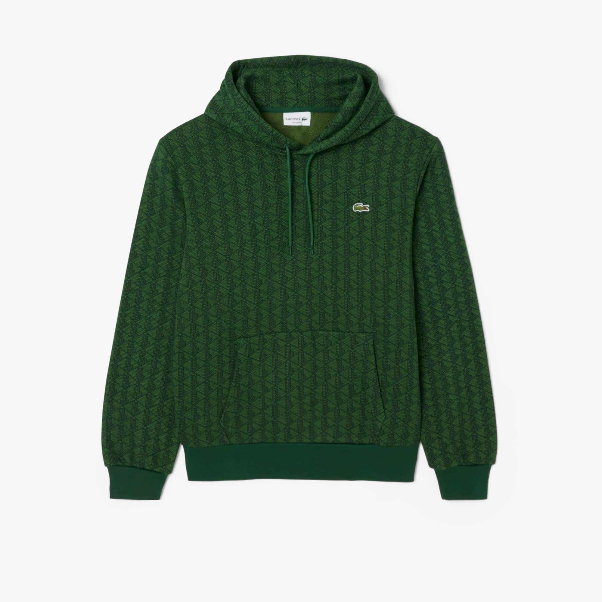 Men's Monogram Fleece Hoodie - Green