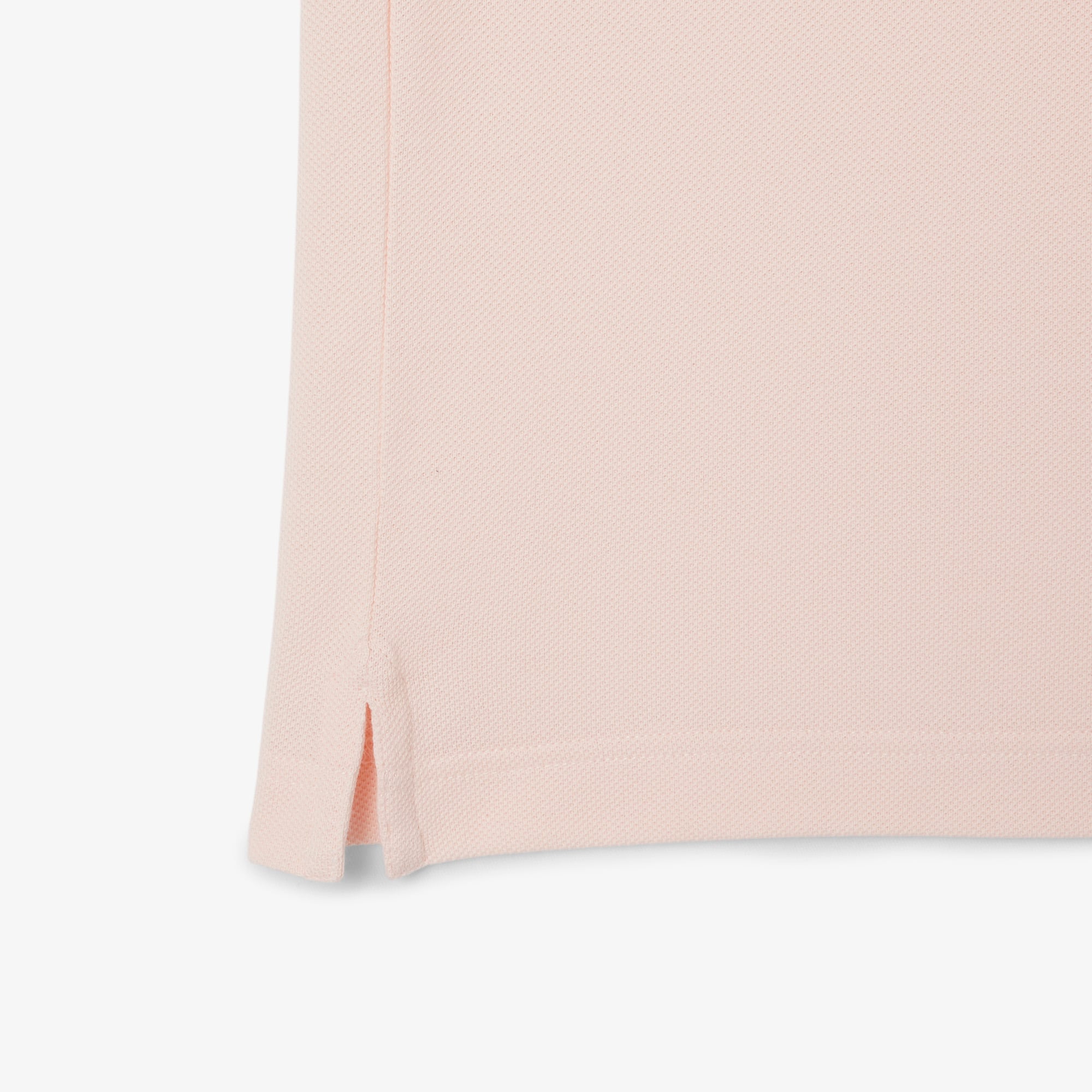Men's Slim Fit Piqué Polo - Light Pink
