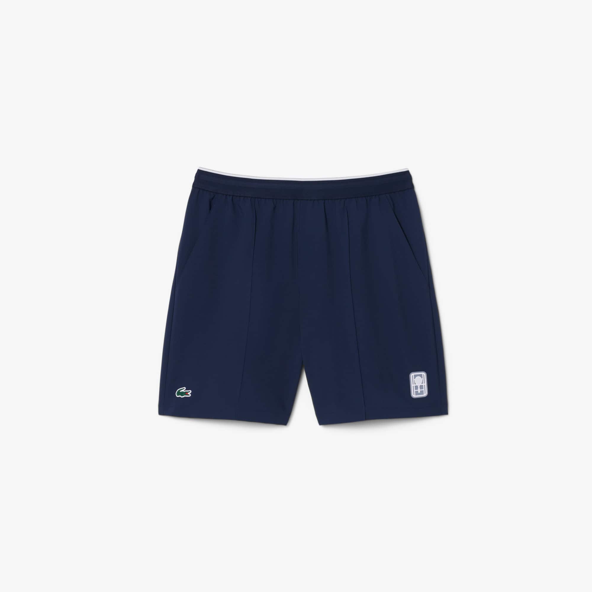Tennis Heritage Ultra Dry Stretch Shorts - Navy Blue