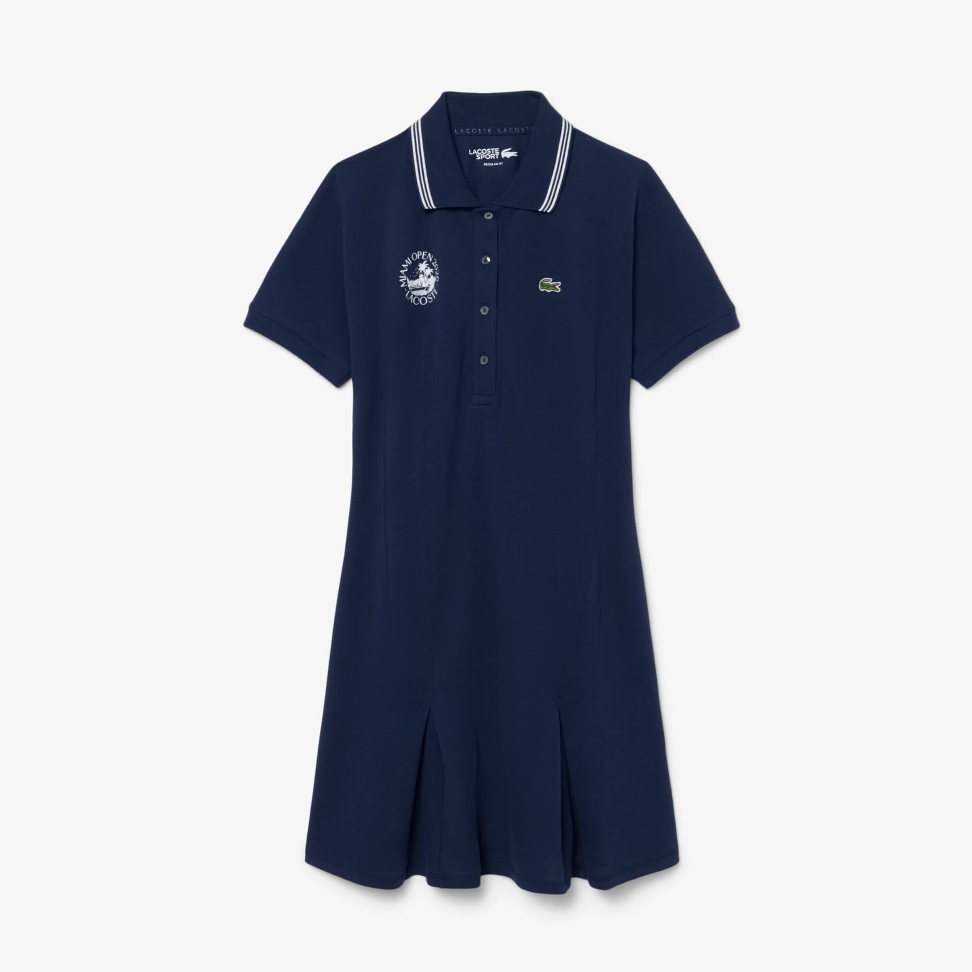 Miami Open Edition Polo Collar Dress - Navy Blue
