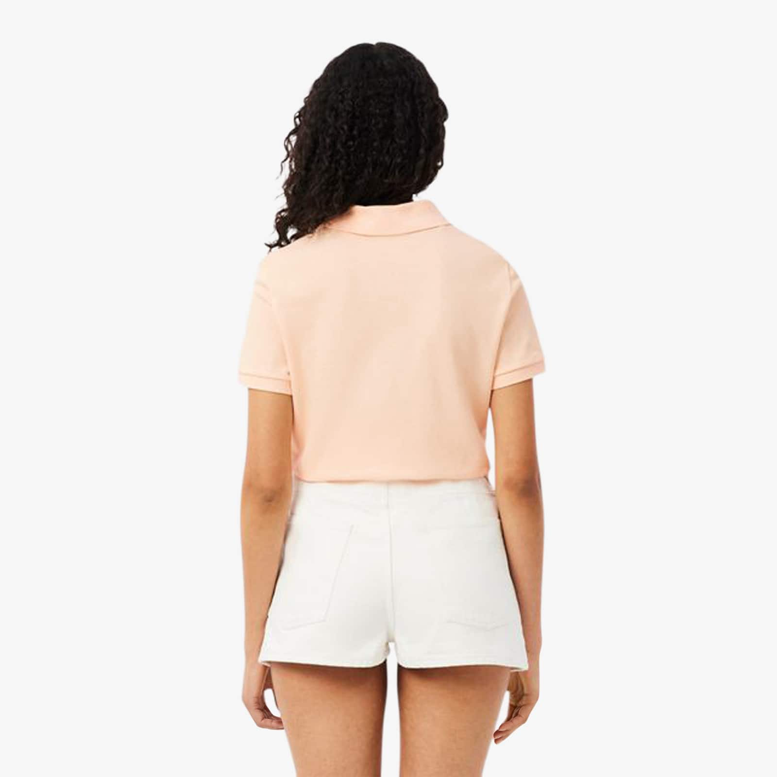 Women's Regular Fit Supple Petit Piqué Polo - Rose Pale