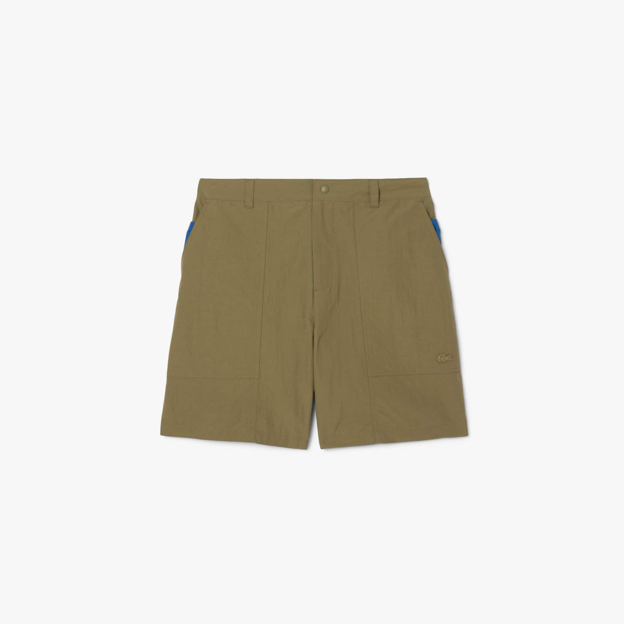 Men's Water-Repellent Wind Resistant Nylon Shorts - Khaki Green