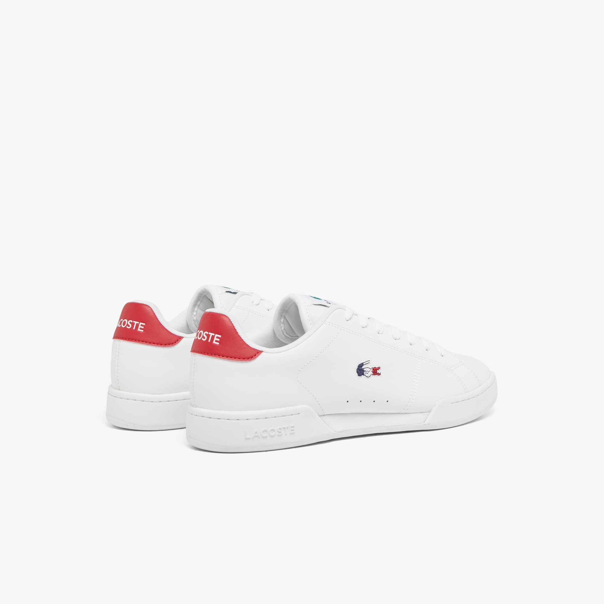 Men's Carnaby Cup Leather Sneakers - WHT/NVY/RED