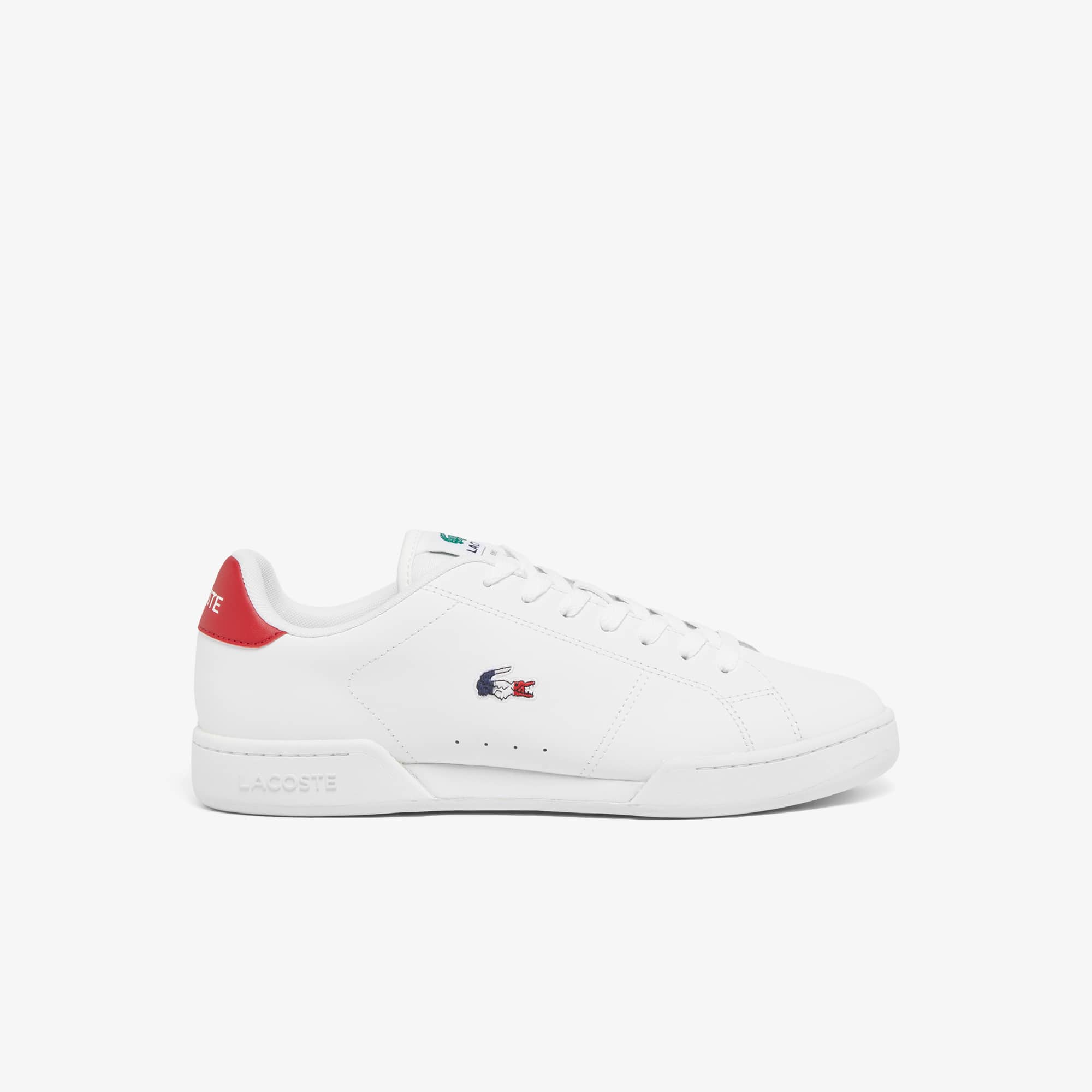 Men's Carnaby Cup Leather Sneakers - WHT/NVY/RED