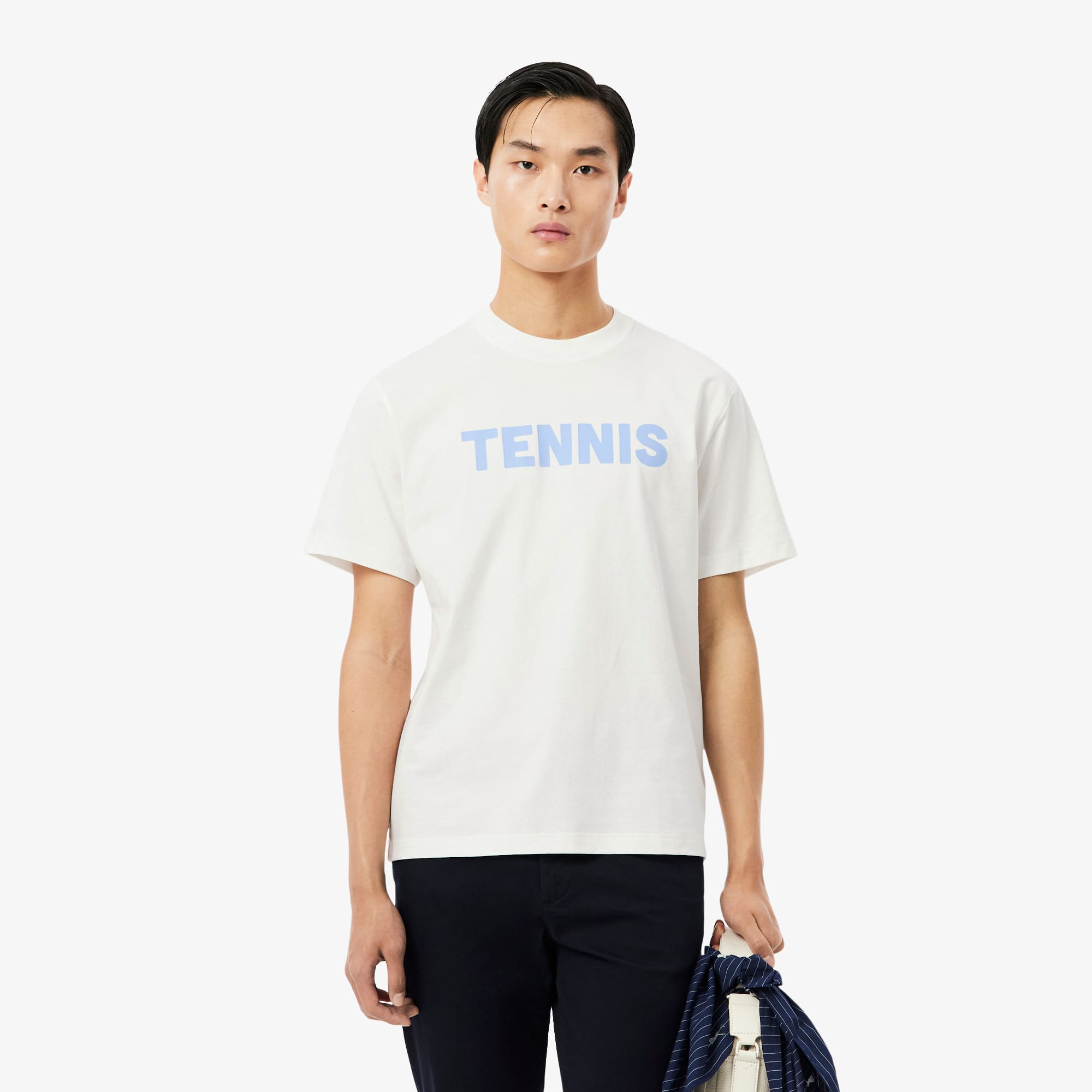 Printed Cotton T-Shirt - White